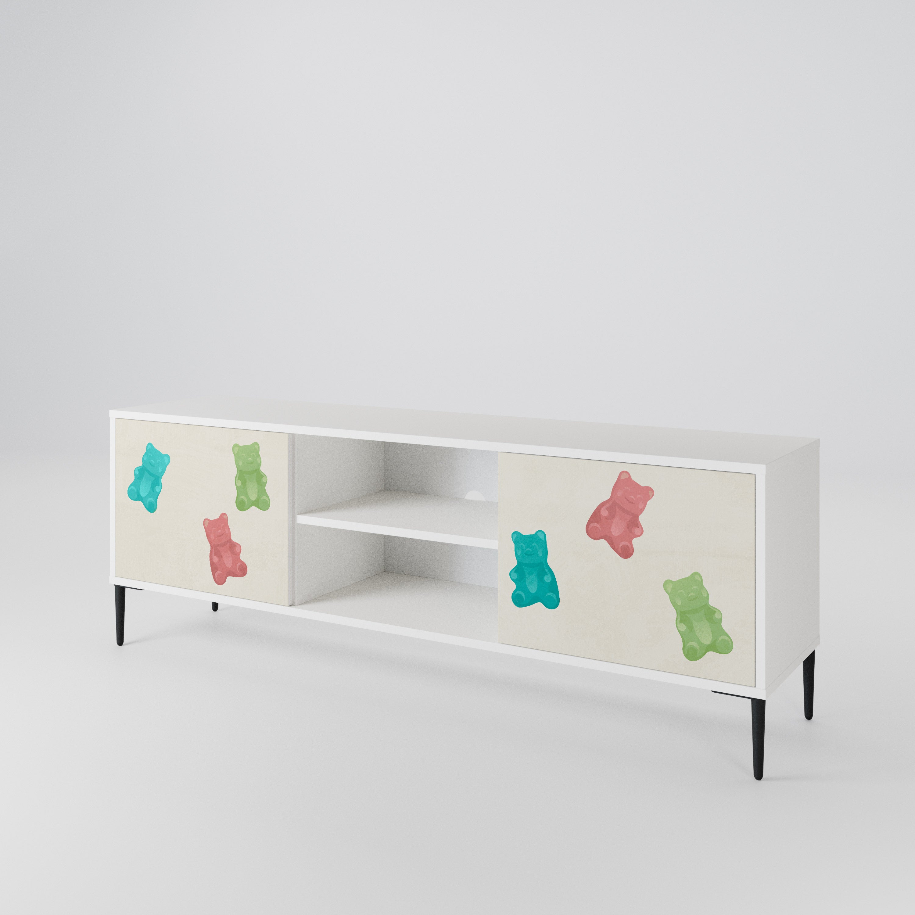 GUMMY BEARS 2-Door TV Cabinet
