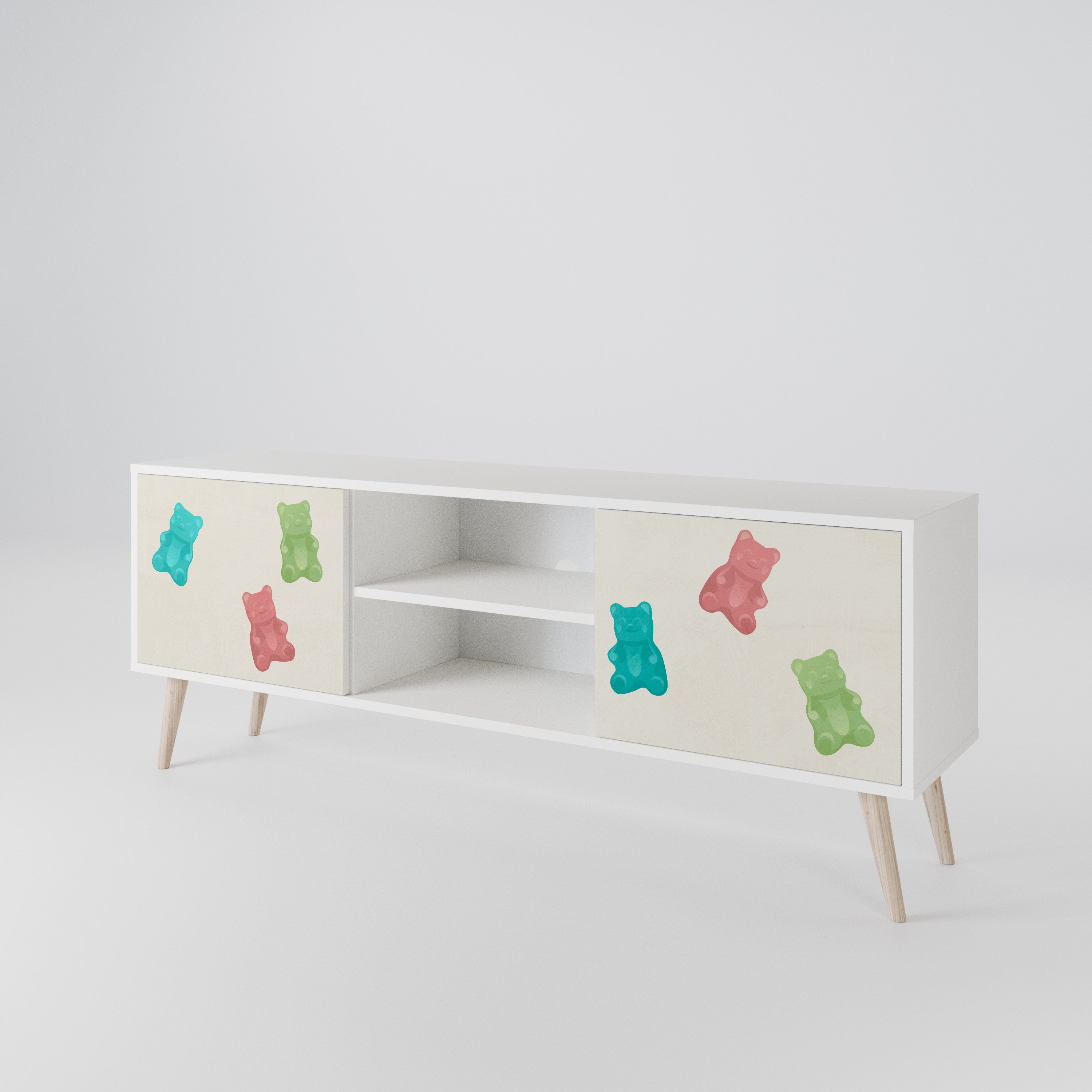 GUMMY BEARS 2-Door TV Cabinet