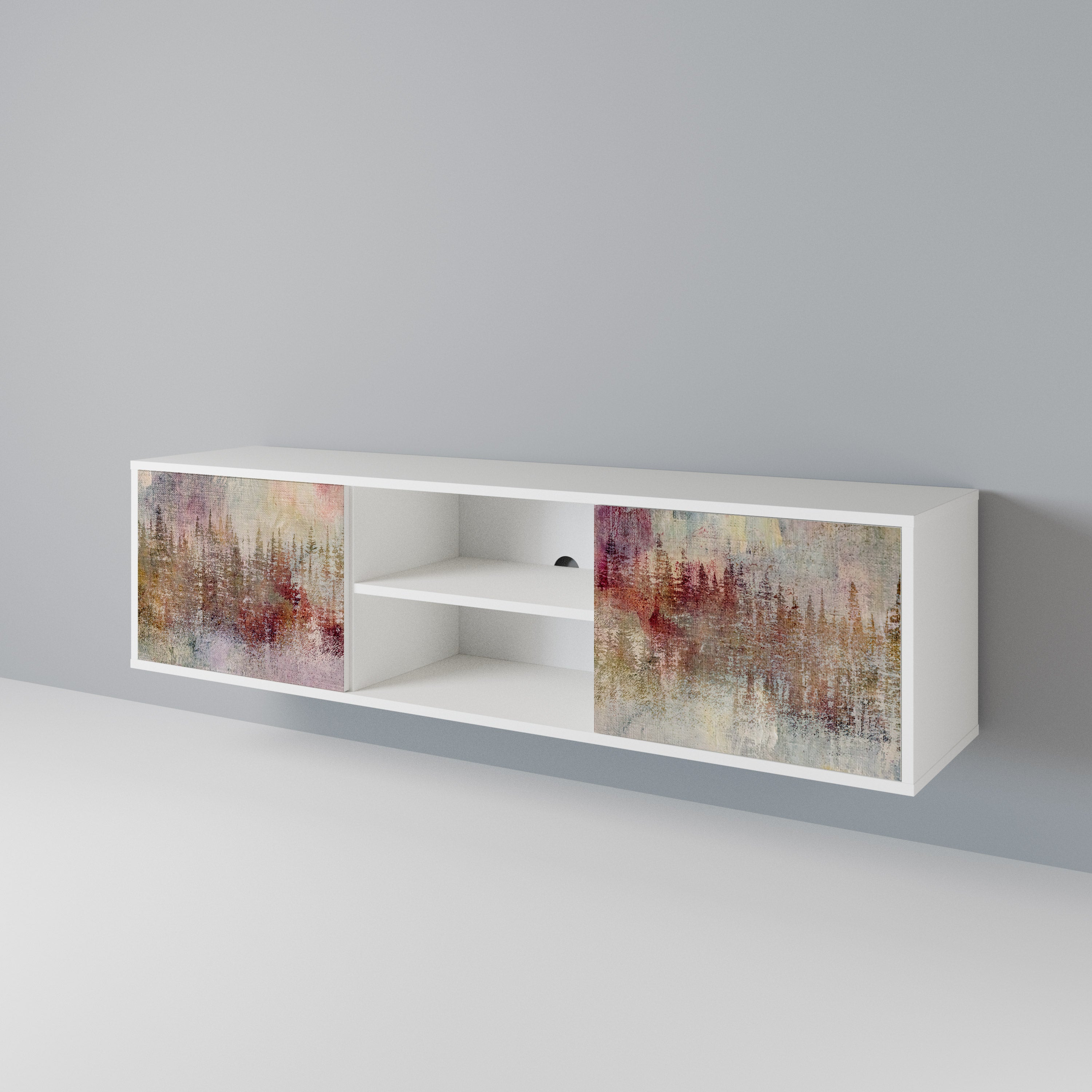 VEILED SUMMIT 2-Door TV Cabinet