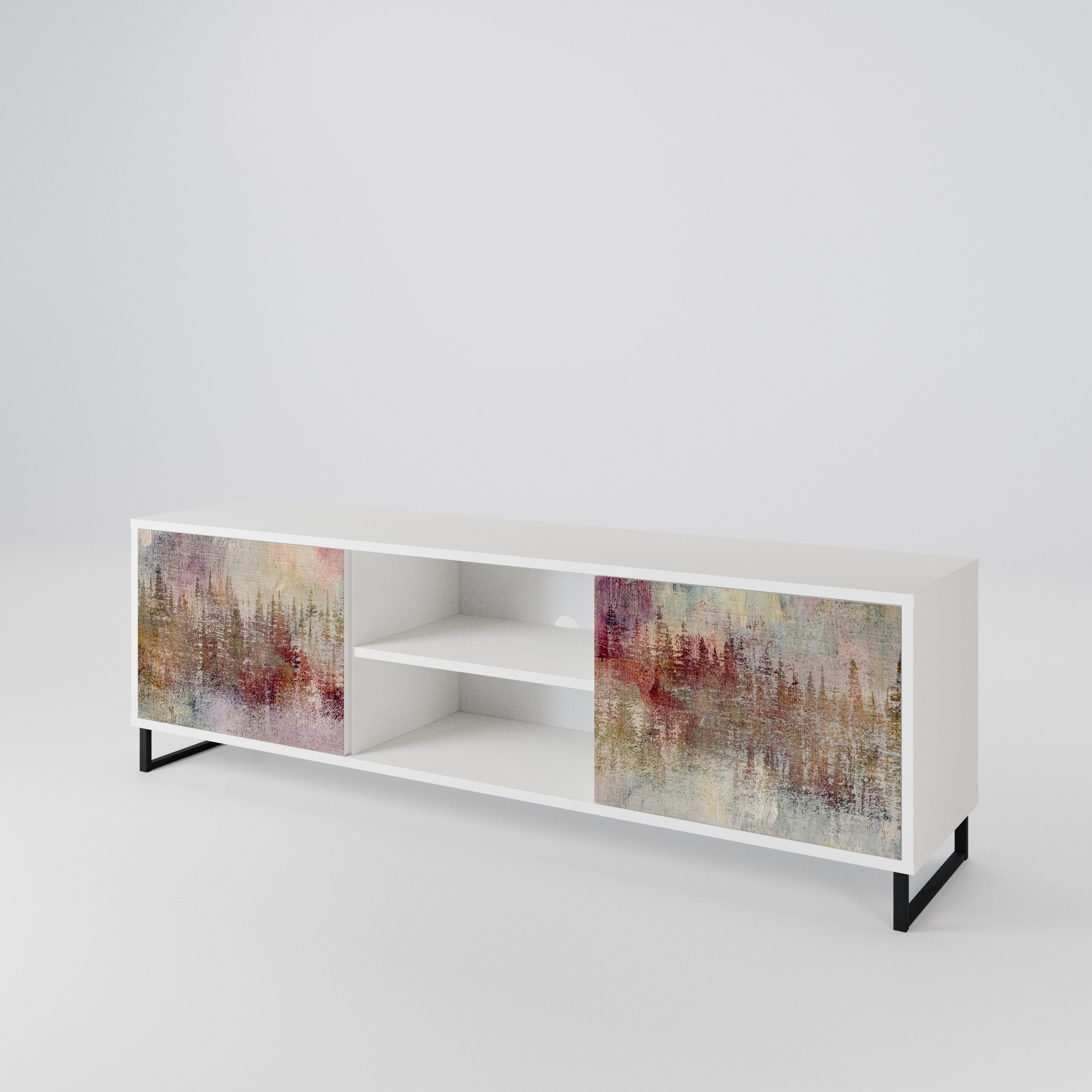 VEILED SUMMIT 2-Door TV Cabinet