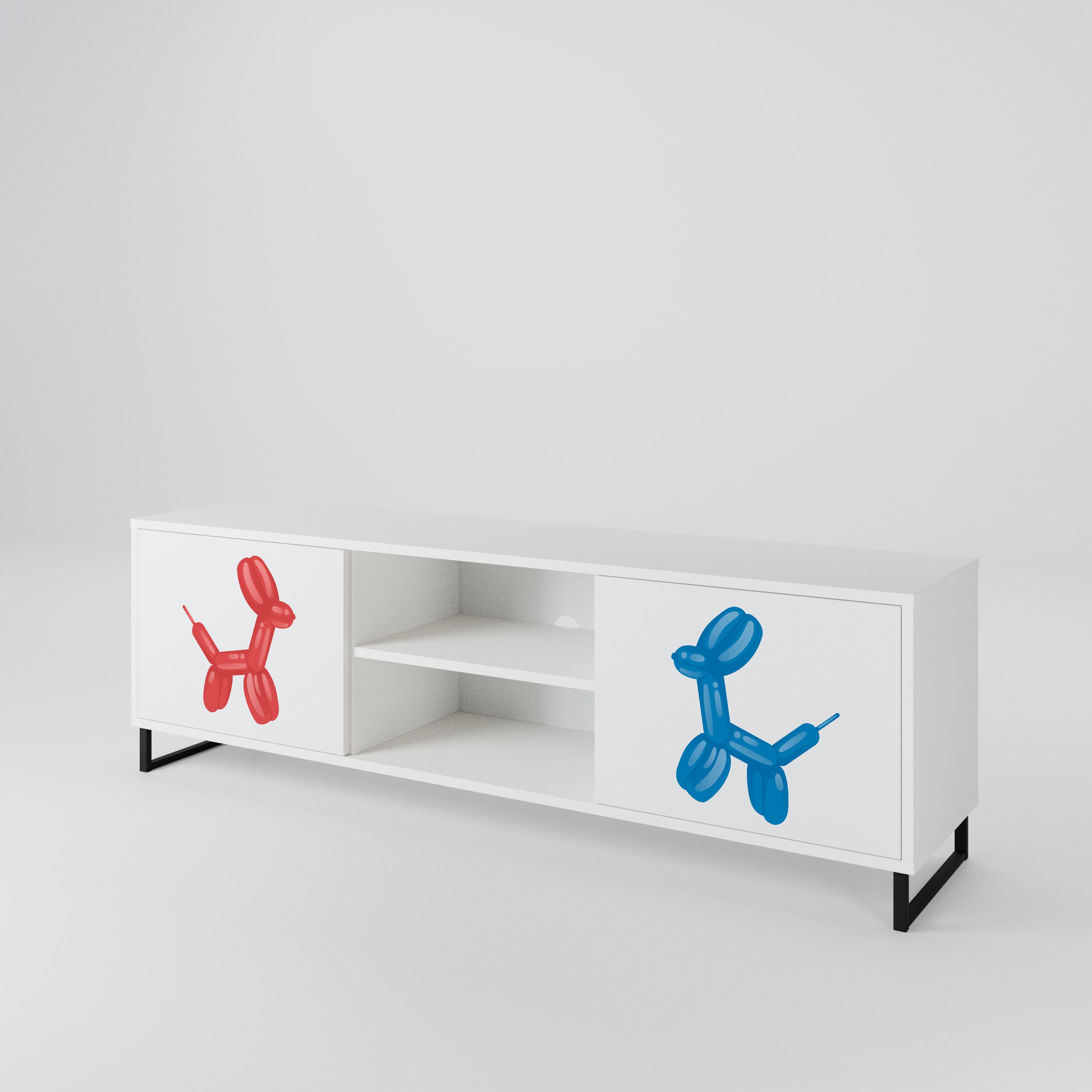 CHILDHOOD MEMORY 2-Door TV Cabinet