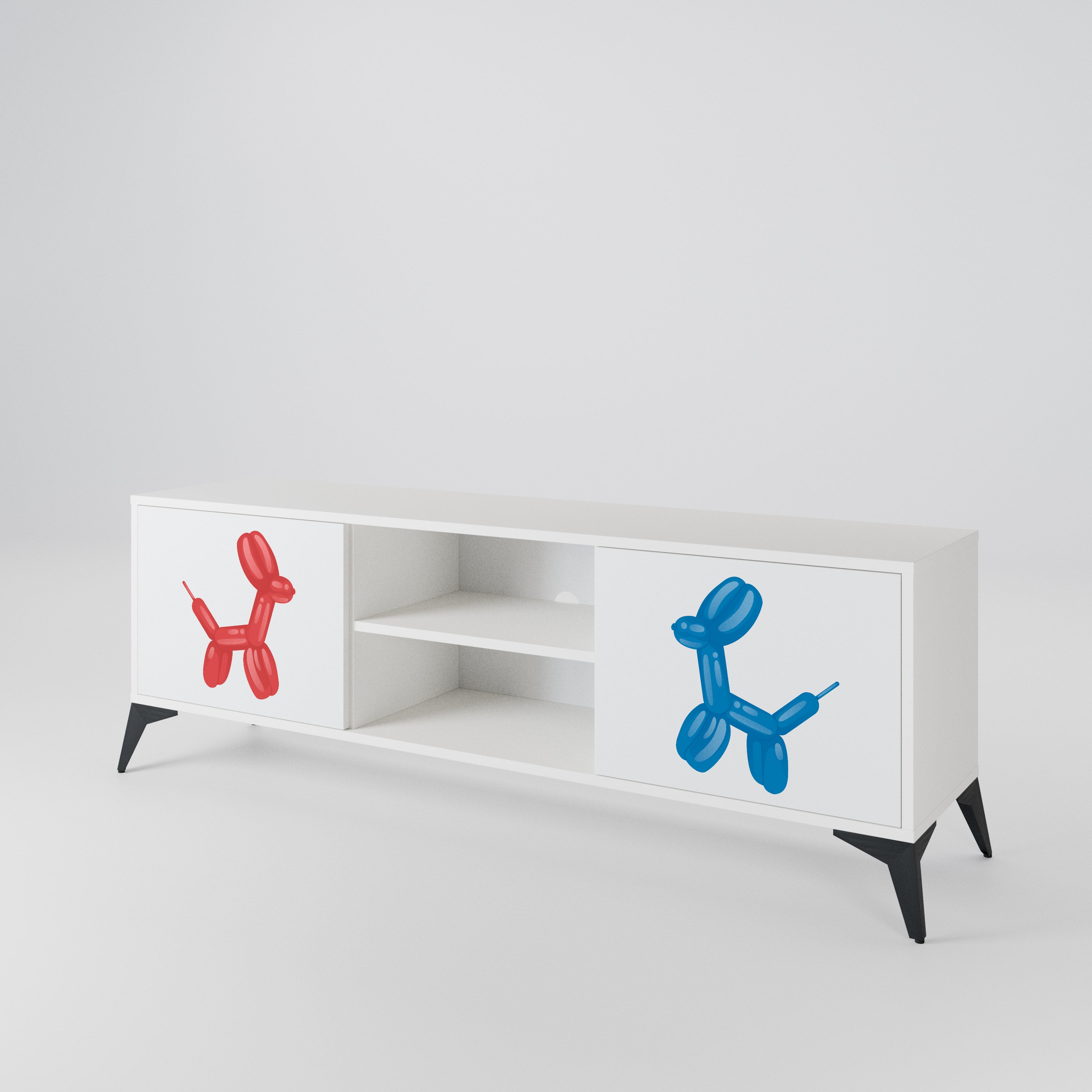 CHILDHOOD MEMORY 2-Door TV Cabinet