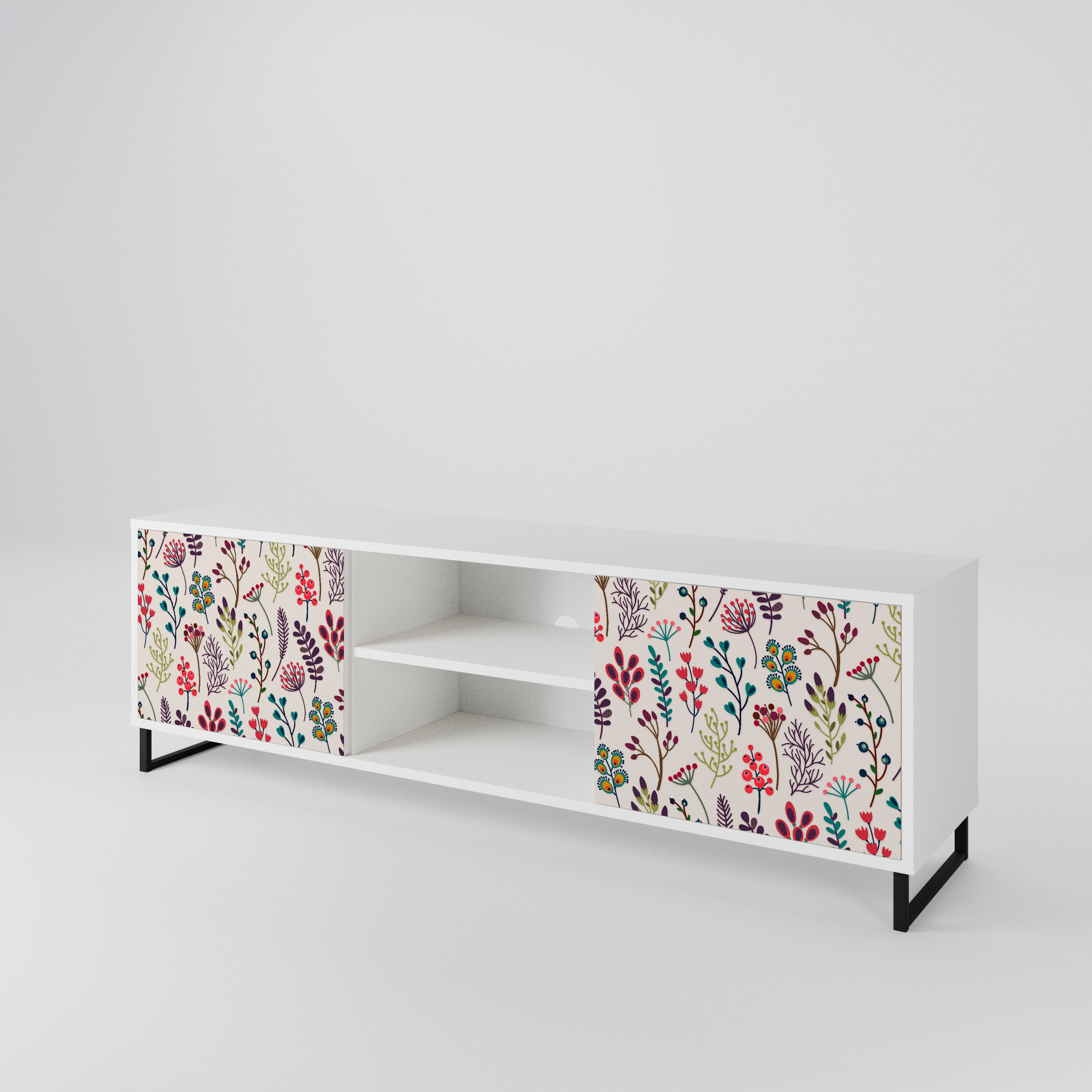 AUTUMN SUNDRIES 2-Door TV Cabinet