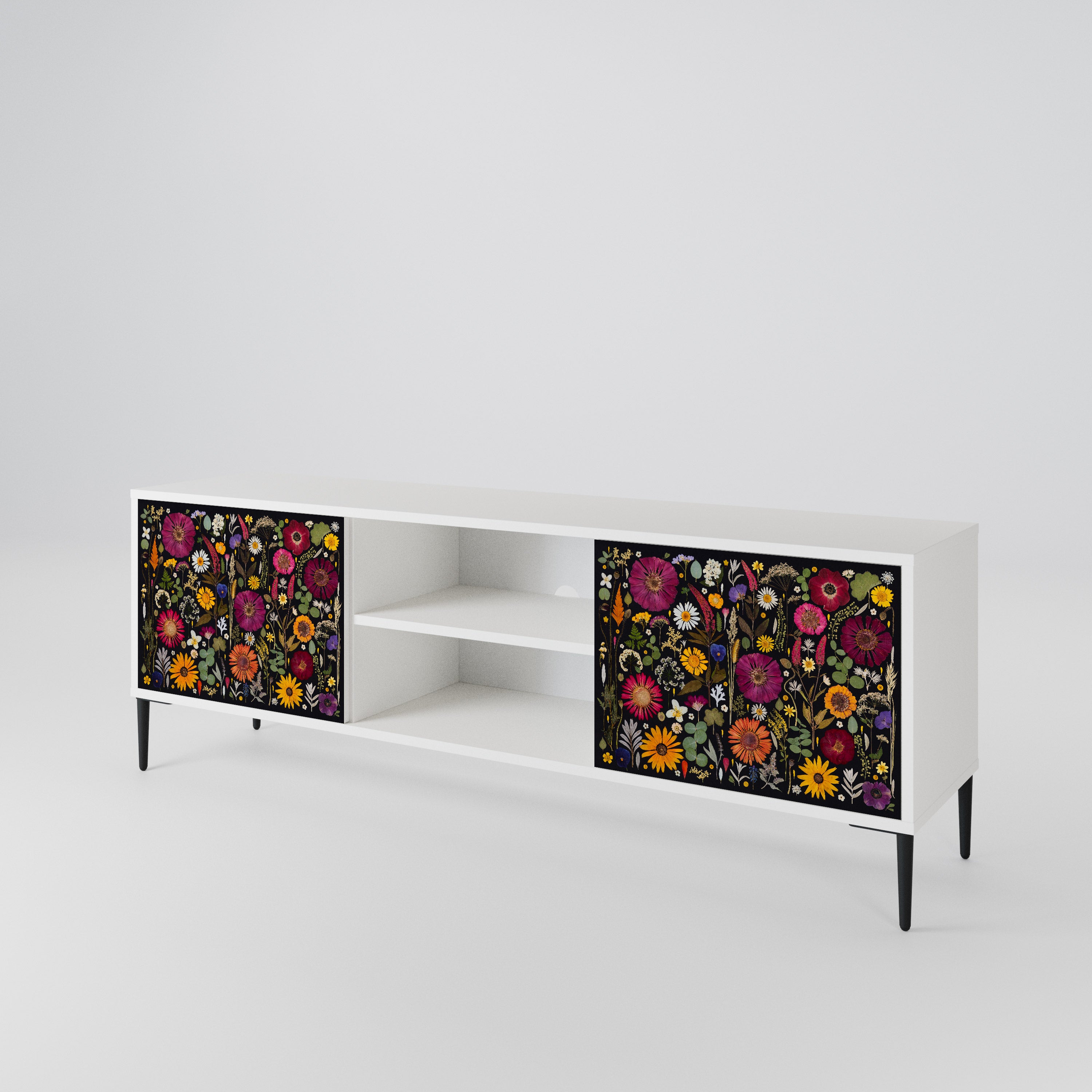 MIDNIGHT GARDEN 2-Door TV Cabinet