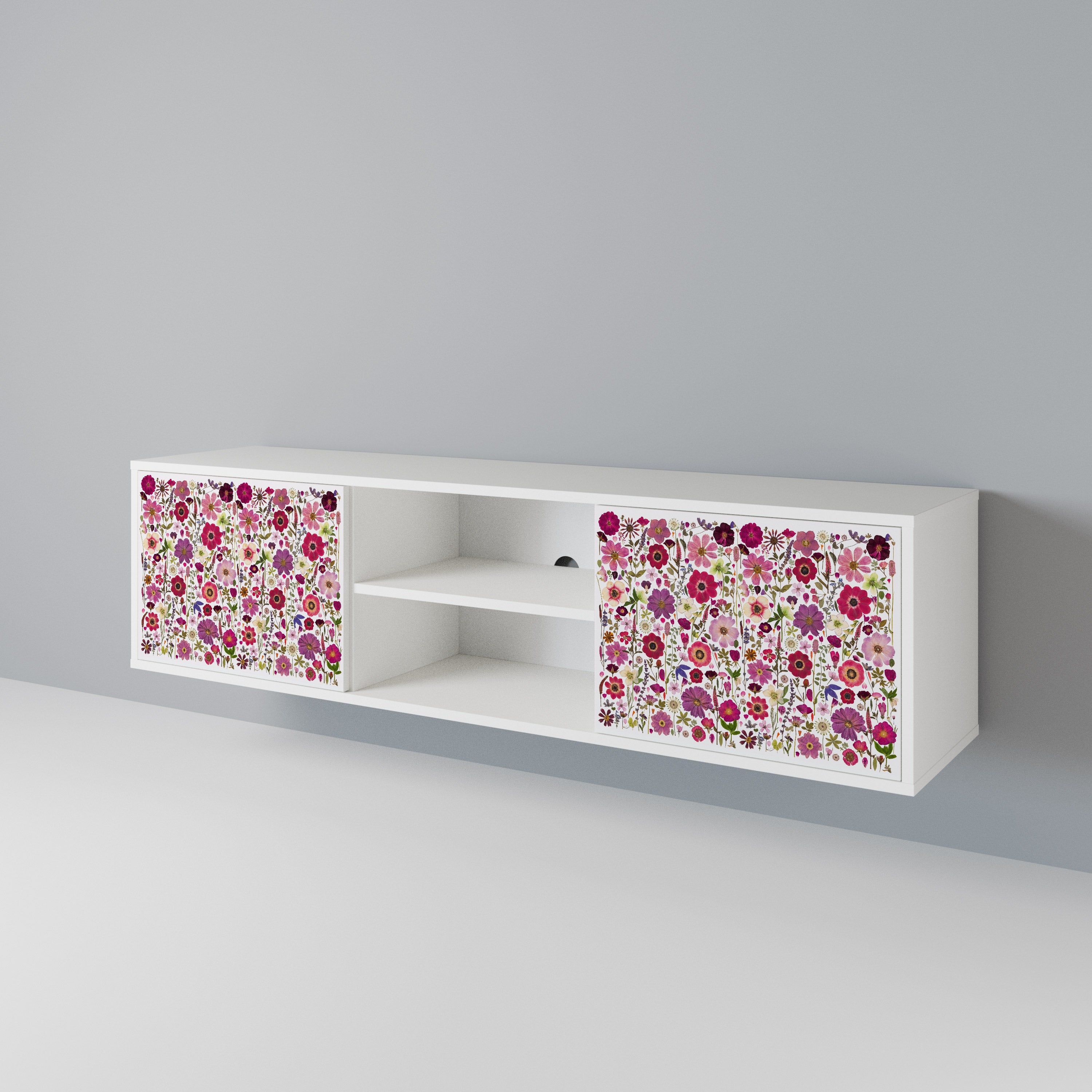 PETAL GARDEN 2-Door TV Cabinet