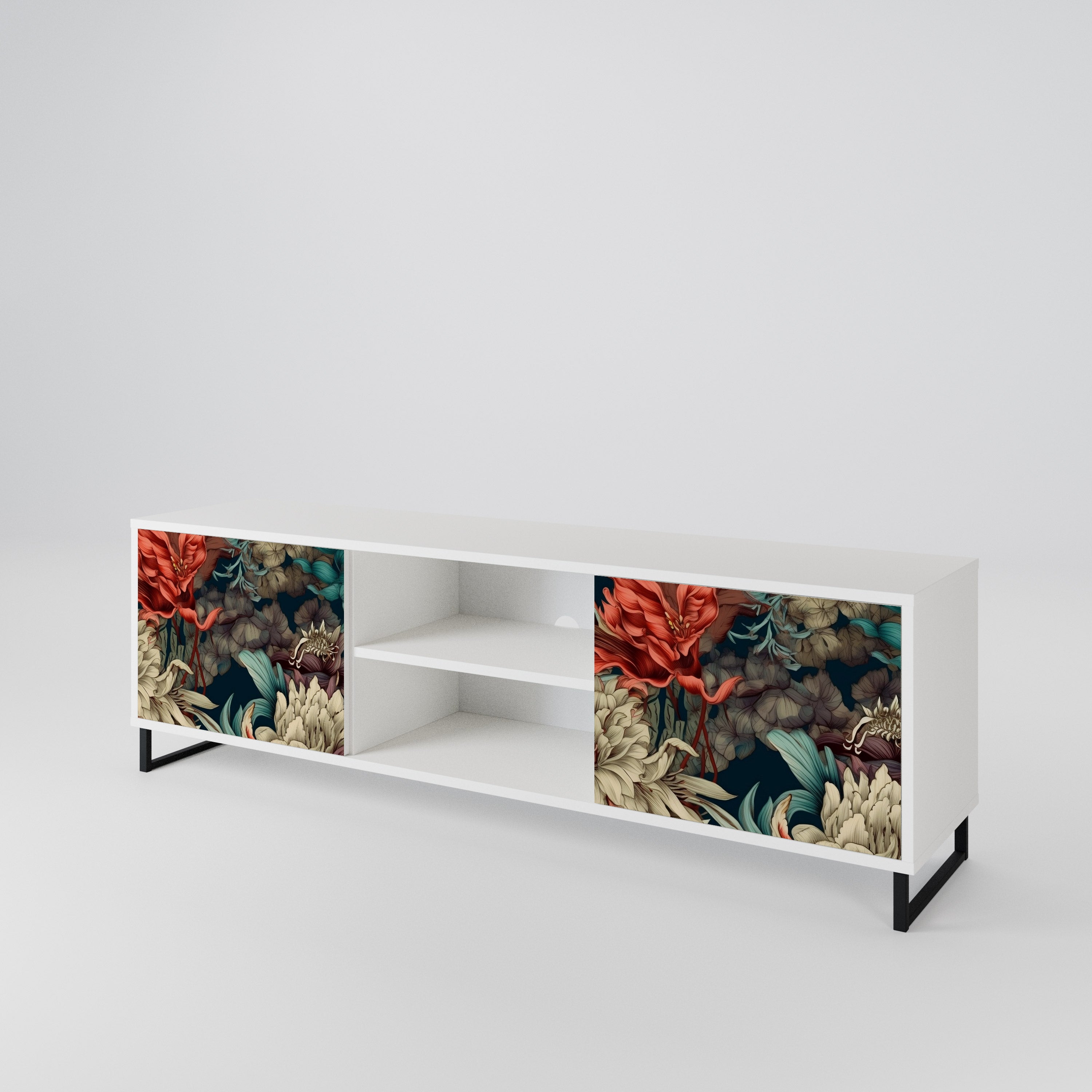 SPROUTING GRACE 2-Door TV Cabinet