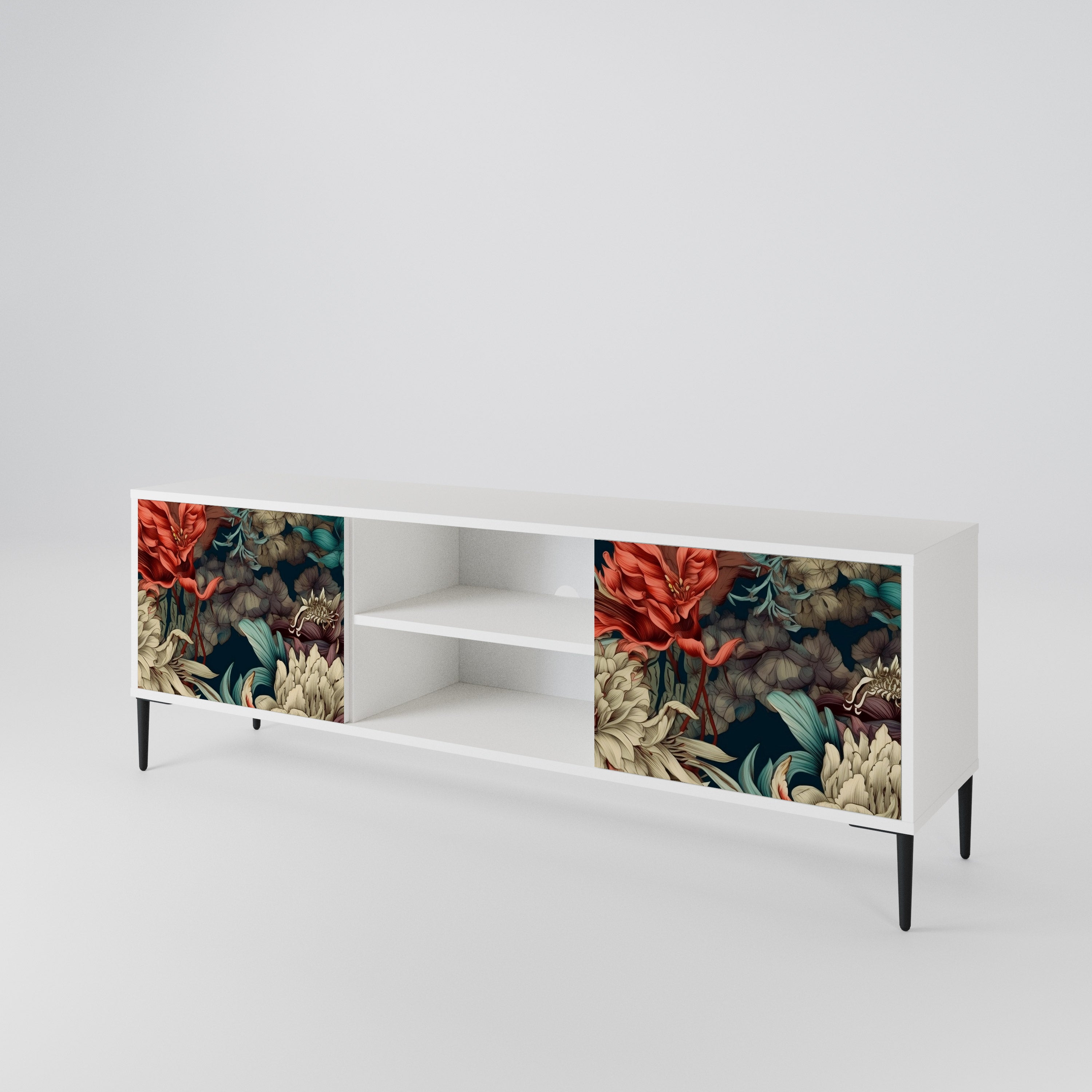 SPROUTING GRACE 2-Door TV Cabinet