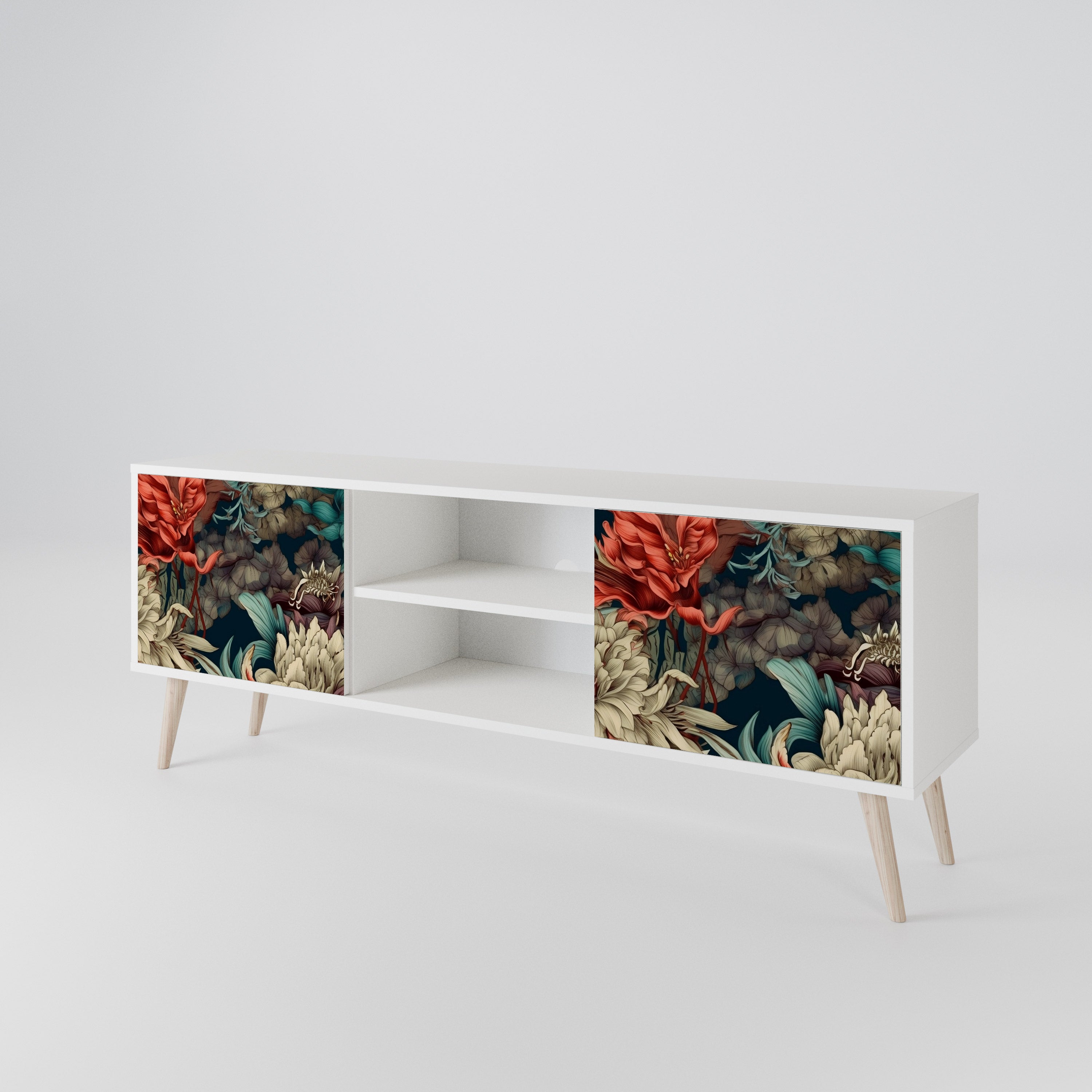 SPROUTING GRACE 2-Door TV Cabinet