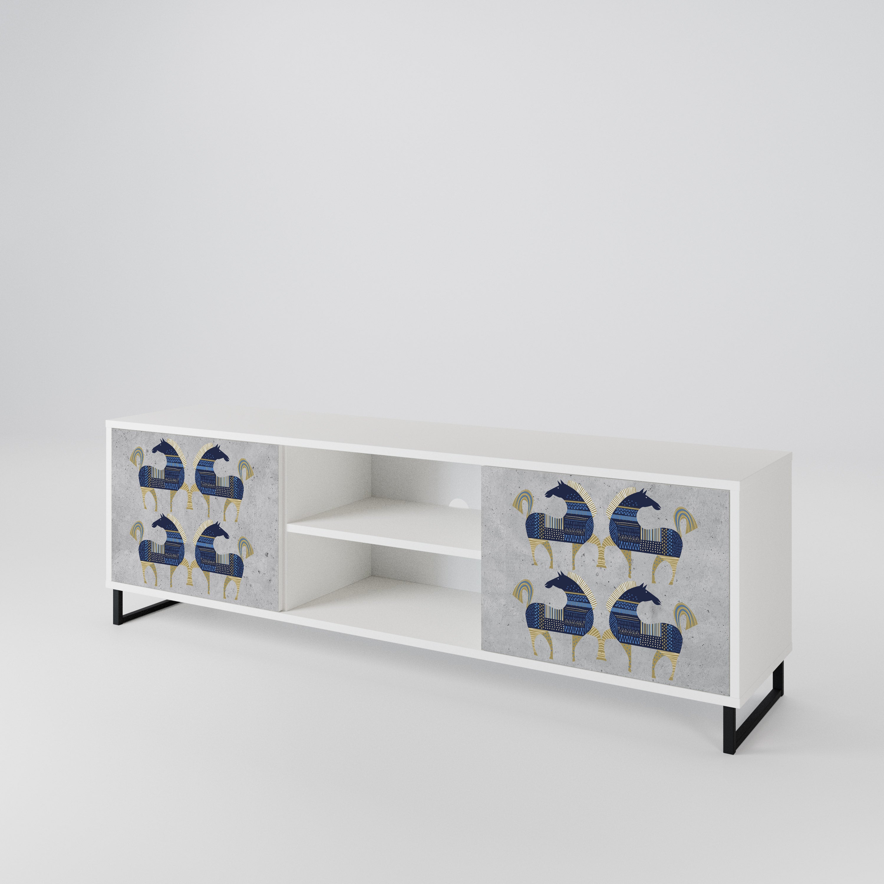 MAJESTIC STEED 2-Door TV Cabinet