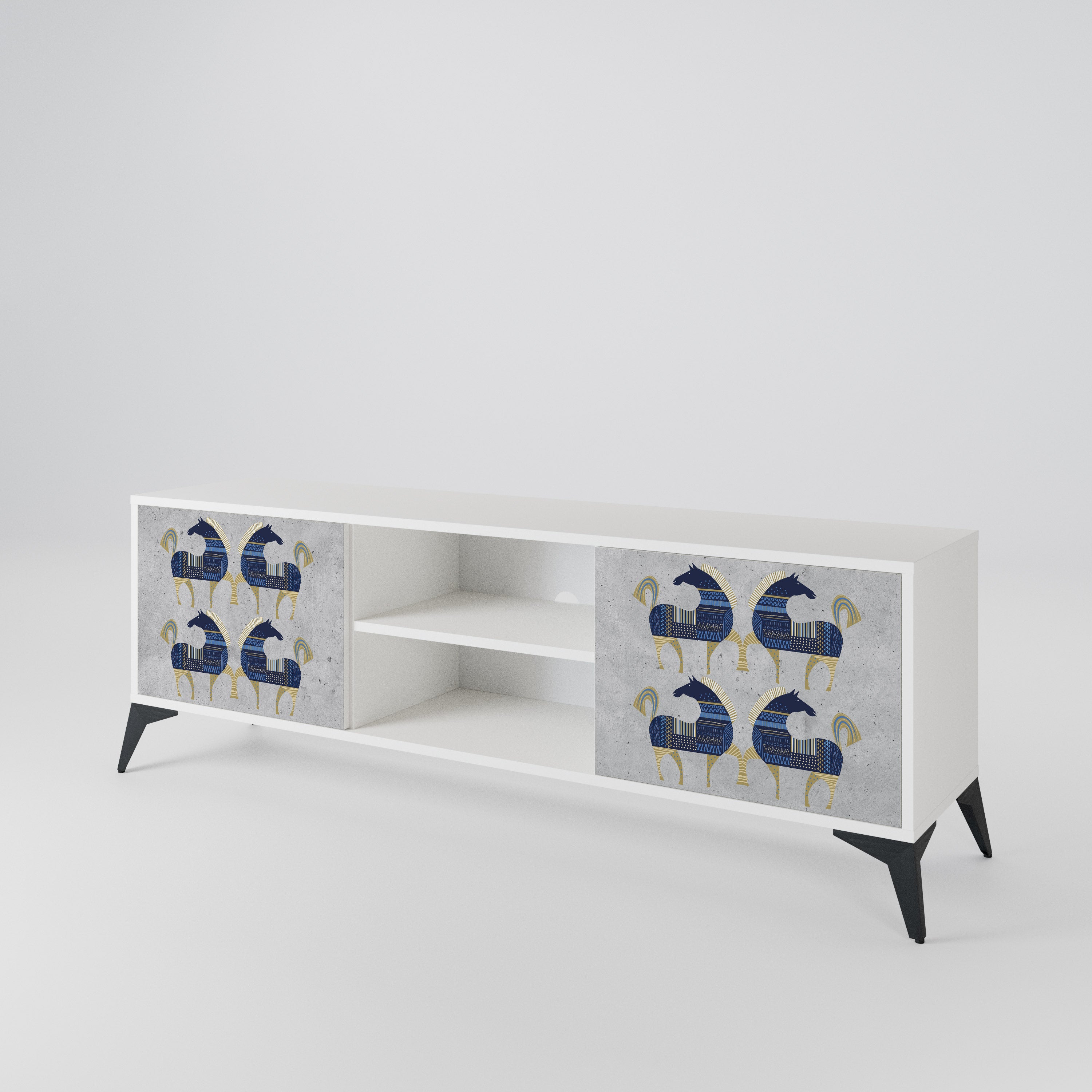 MAJESTIC STEED 2-Door TV Cabinet