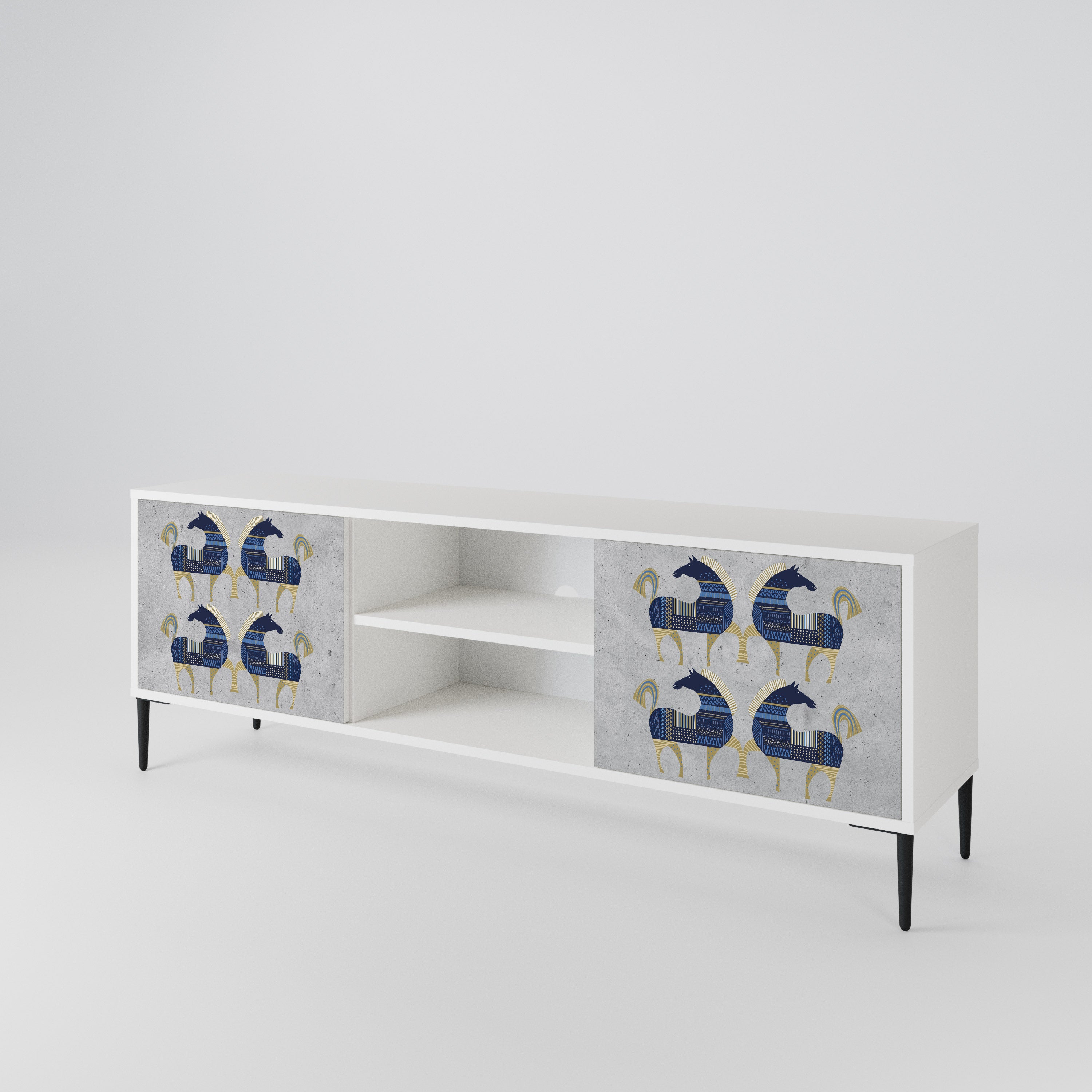 MAJESTIC STEED 2-Door TV Cabinet