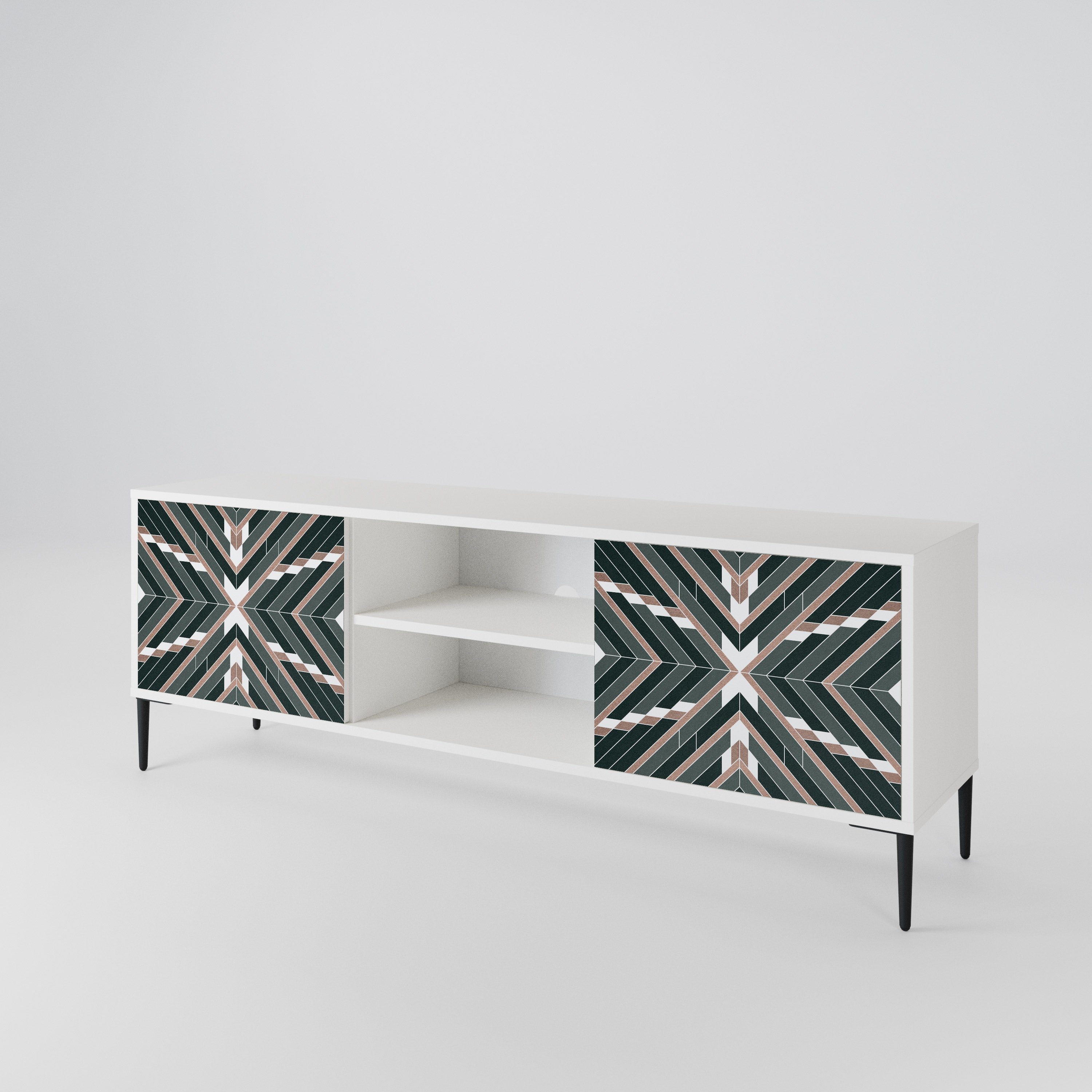 DIMENSION DELIGHTS 2-Door TV Cabinet