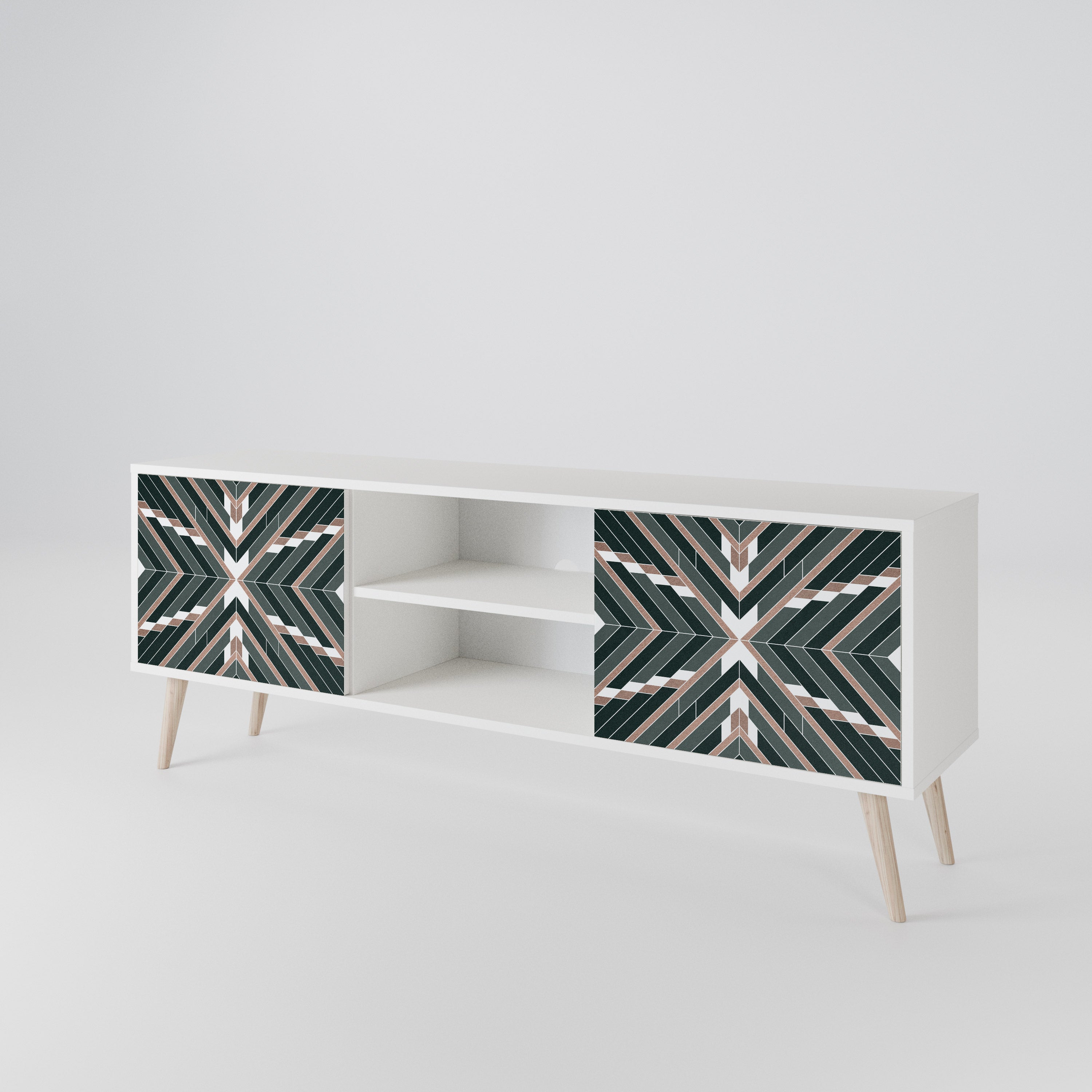 DIMENSION DELIGHTS 2-Door TV Cabinet