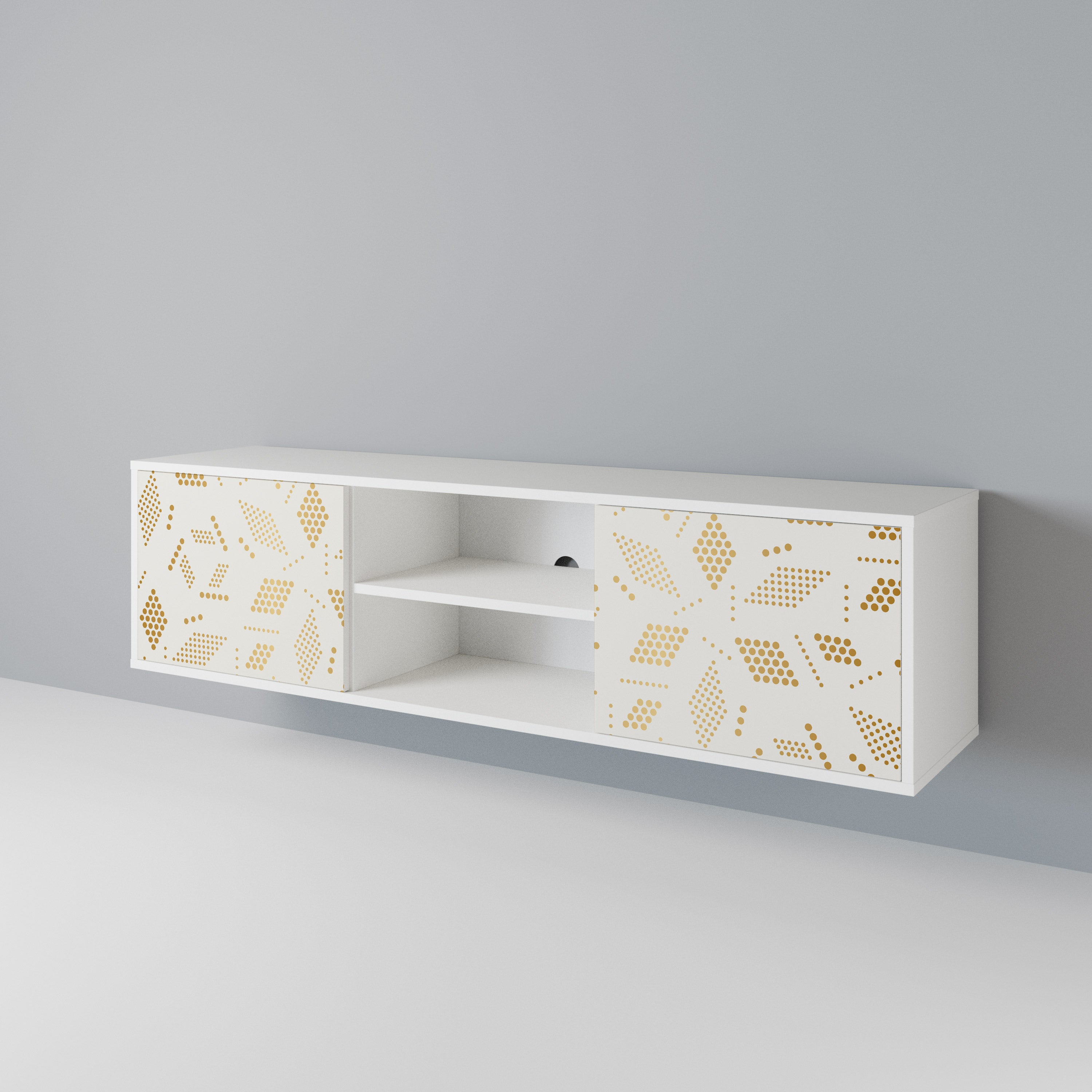 SPOTTED DAZE 2-Door TV Cabinet