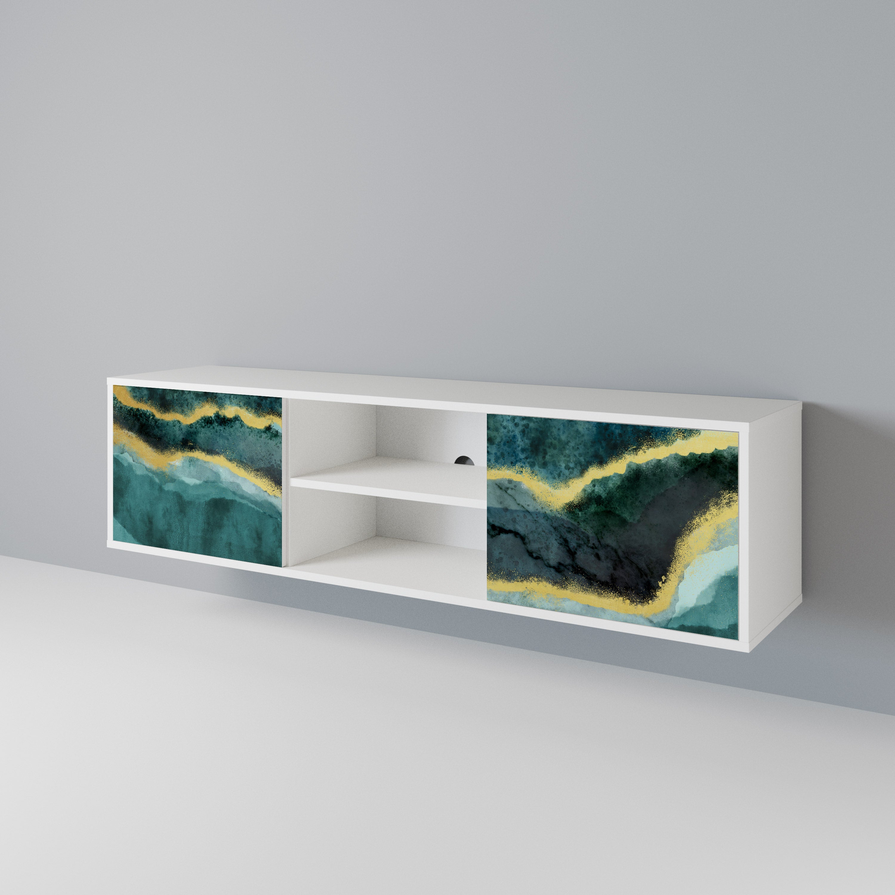 GOLDRUSH ODYSSEY 2-Door TV Cabinet