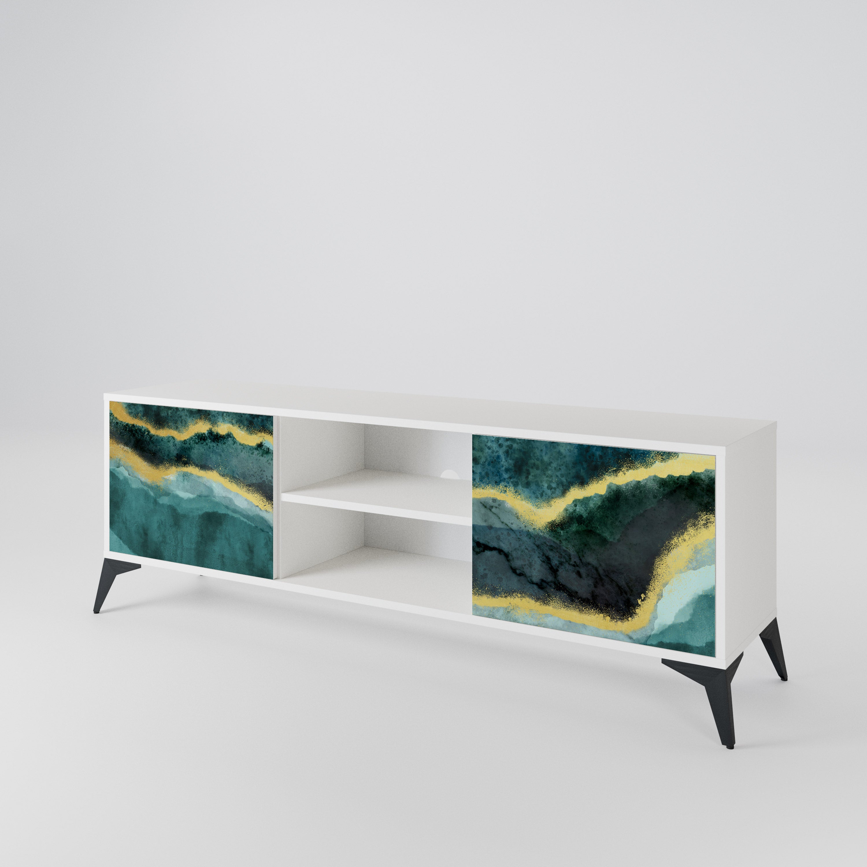 GOLDRUSH ODYSSEY 2-Door TV Cabinet