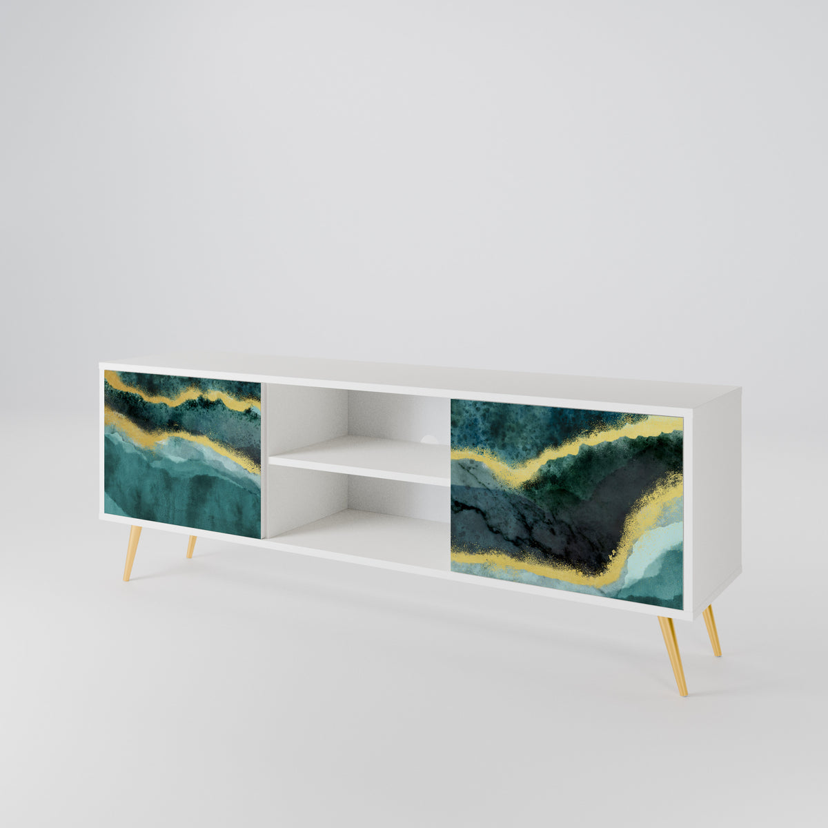 GOLDRUSH ODYSSEY 2-Door TV Cabinet