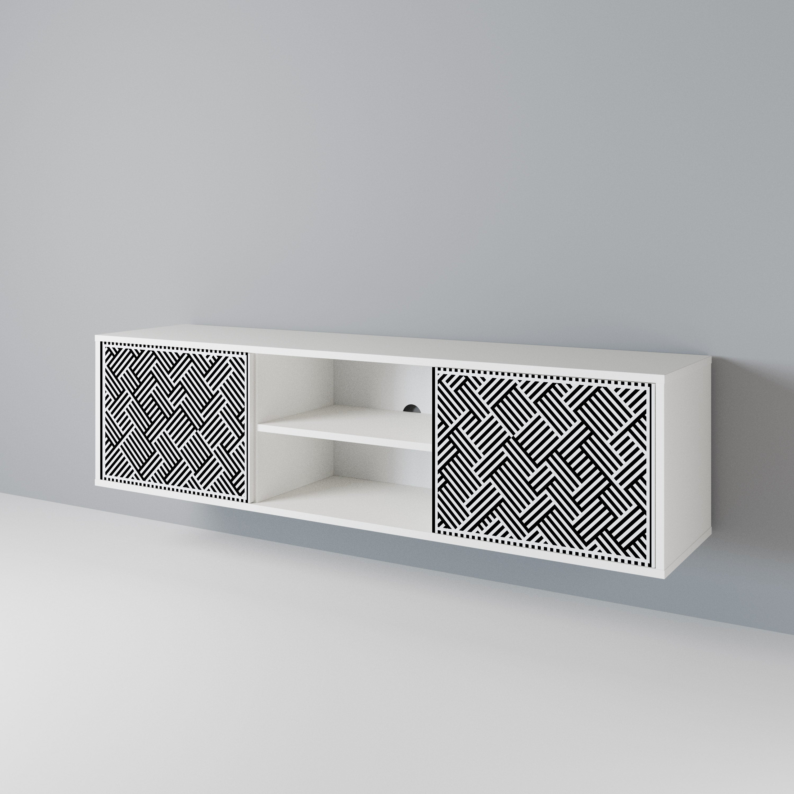 TEMPORARY SEQUENCE 2-Door TV Cabinet
