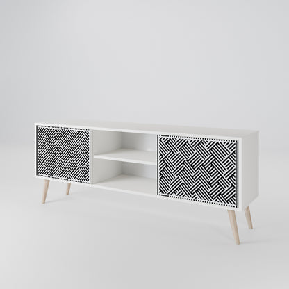 TEMPORARY SEQUENCE TV-bänk med två dörrar