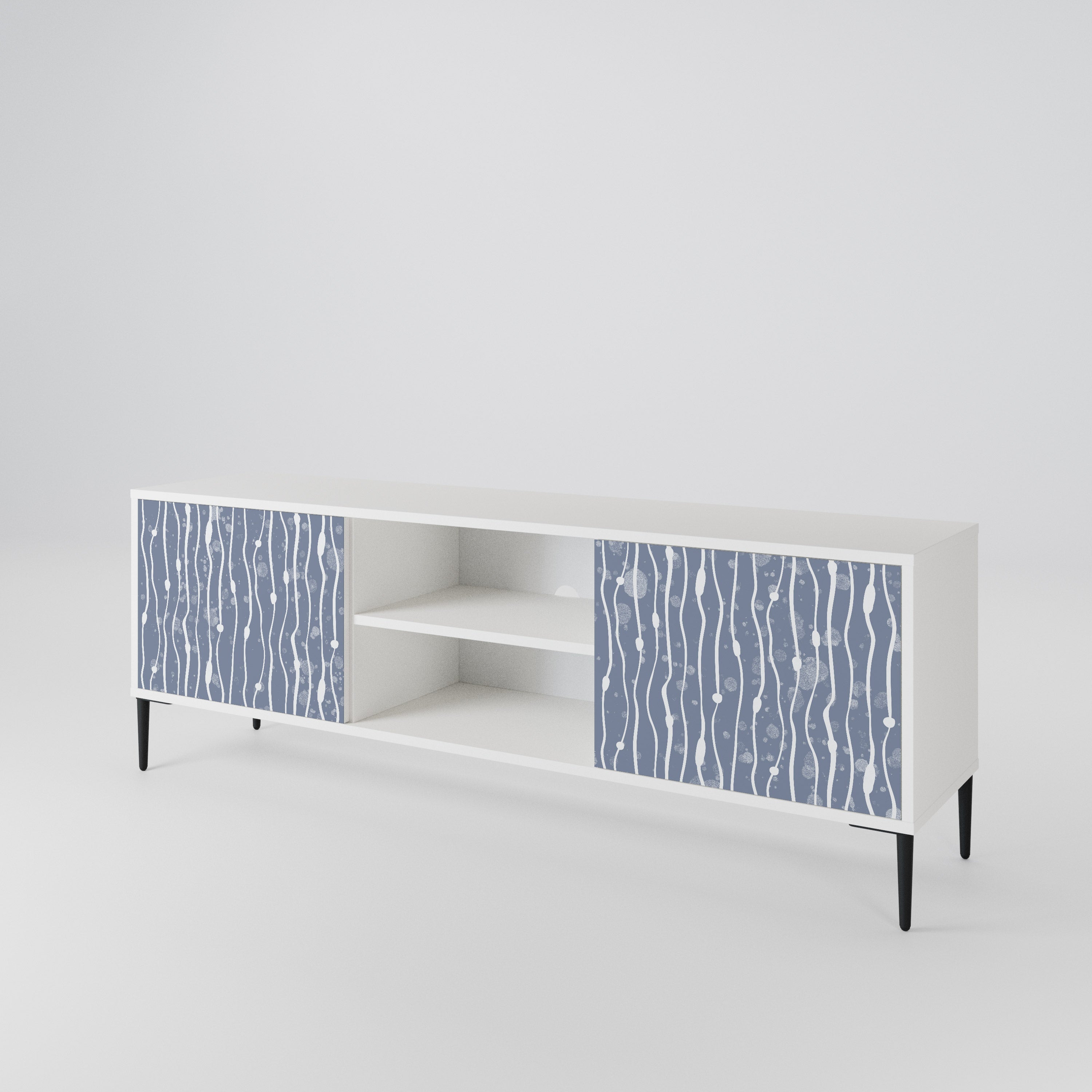 GRAPHITE RAIN 2-Door TV Cabinet