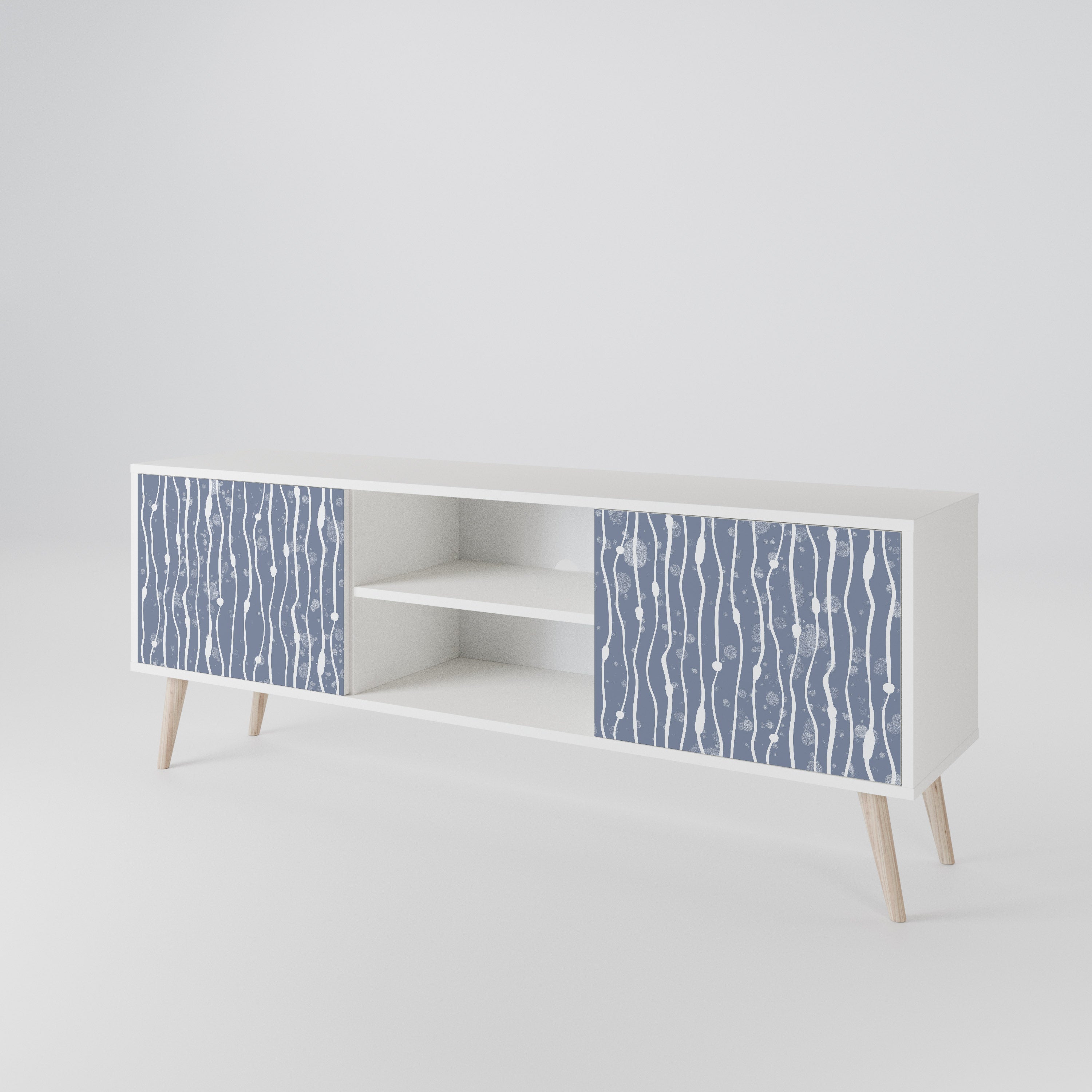 GRAPHITE RAIN 2-Door TV Cabinet