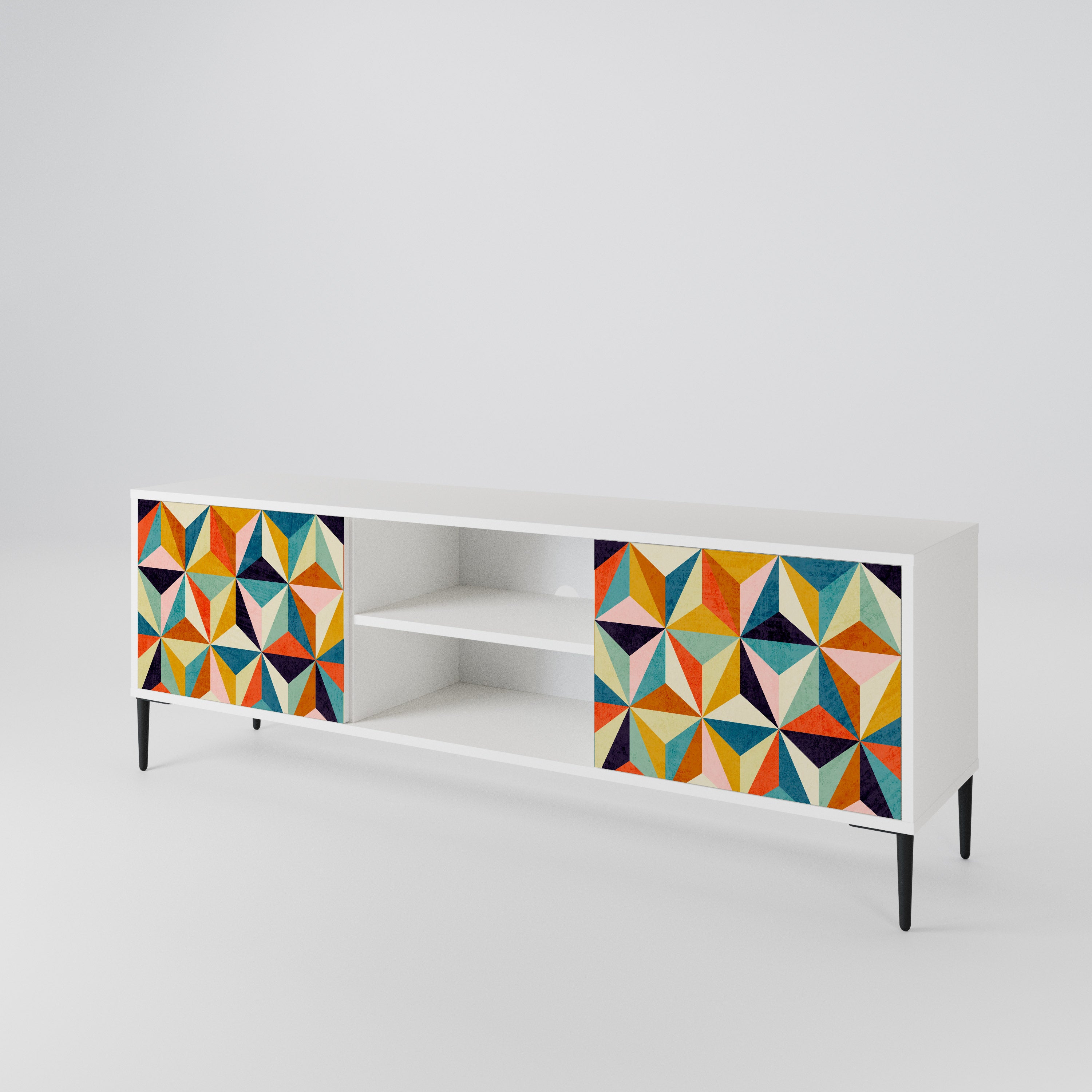 TESSELATE TREASURES 2-Door TV Cabinet