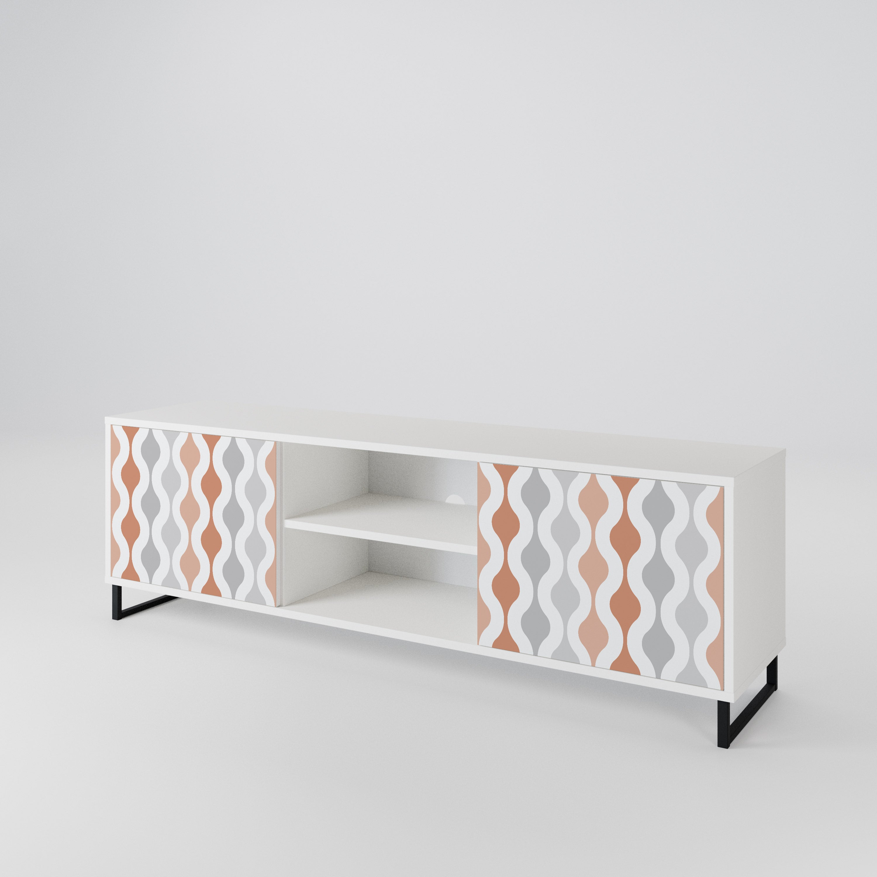 HAZY NOSTALGIA 2-Door TV Cabinet