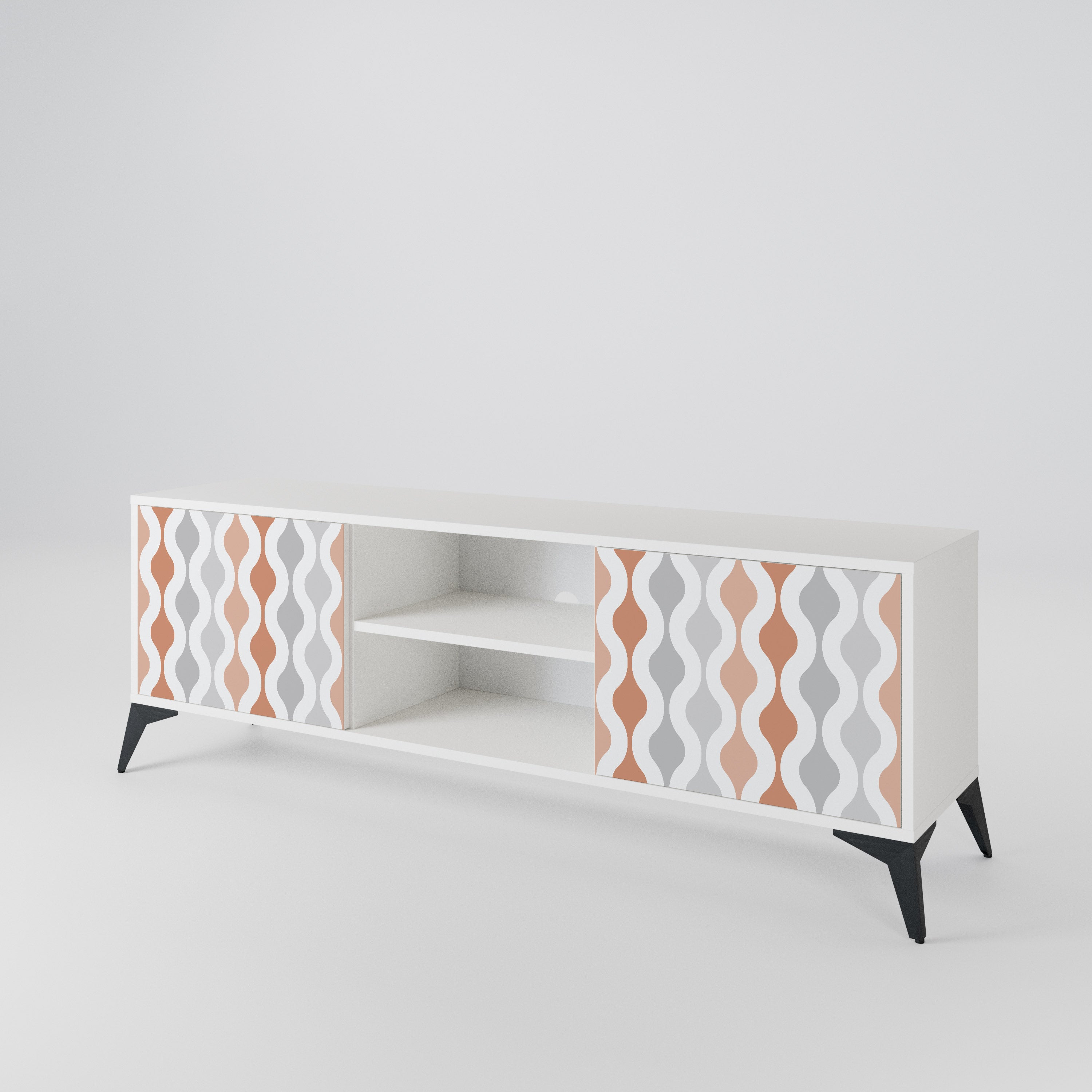 HAZY NOSTALGIA 2-Door TV Cabinet