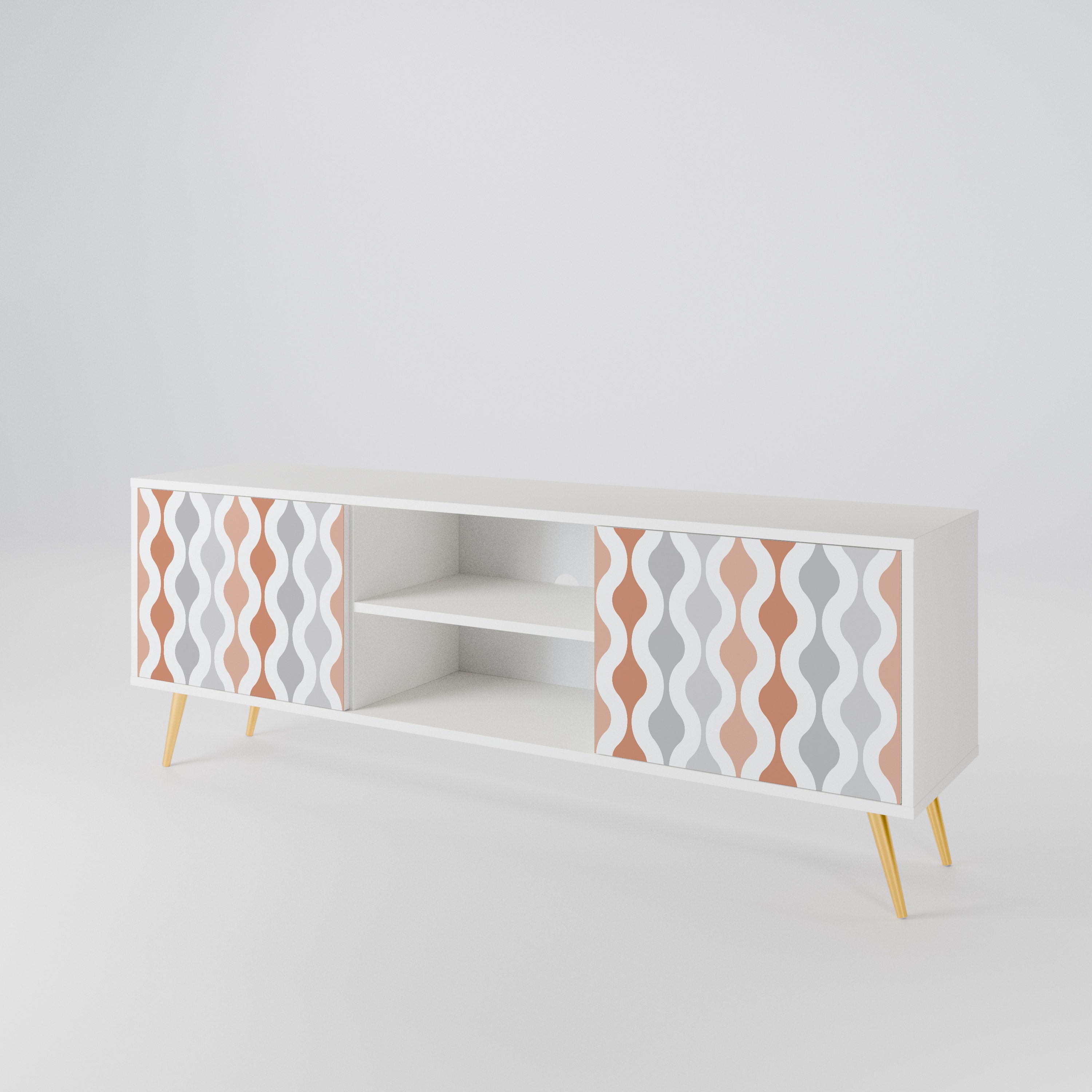 HAZY NOSTALGIA 2-Door TV Cabinet