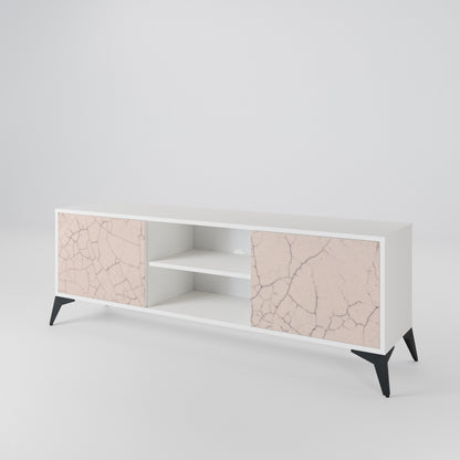 CERAMIC TEXTURE TV-bänk med två dörrar