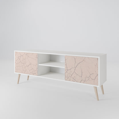 CERAMIC TEXTURE TV-bänk med två dörrar