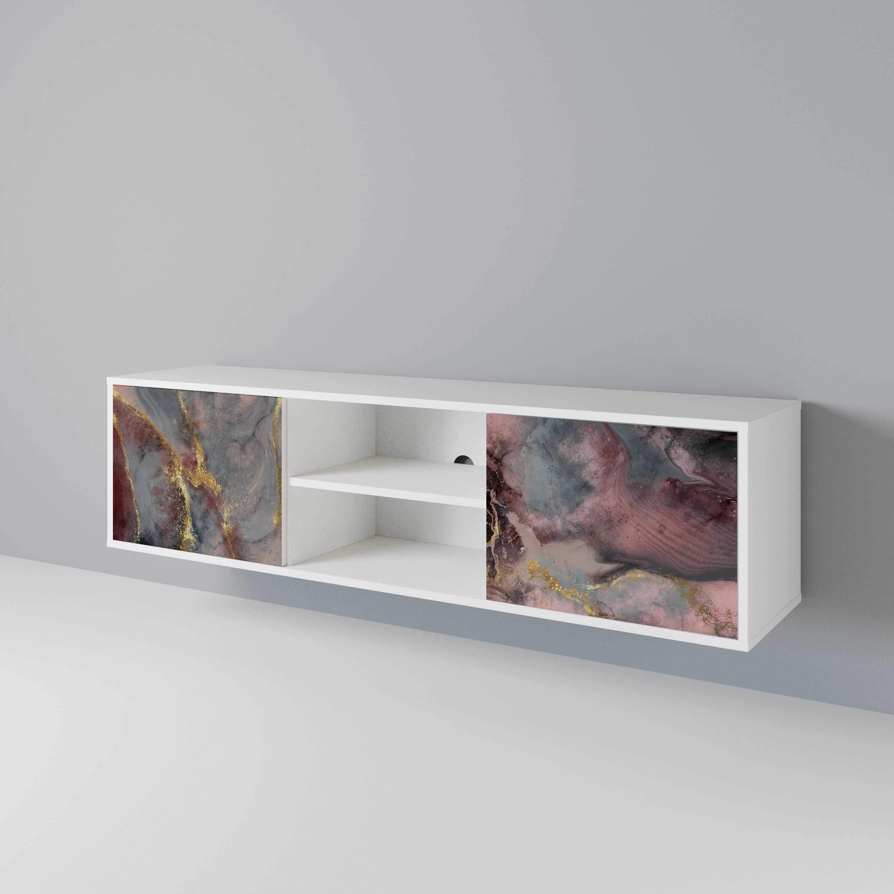 GOLDEN TIDES 2-Door TV Cabinet