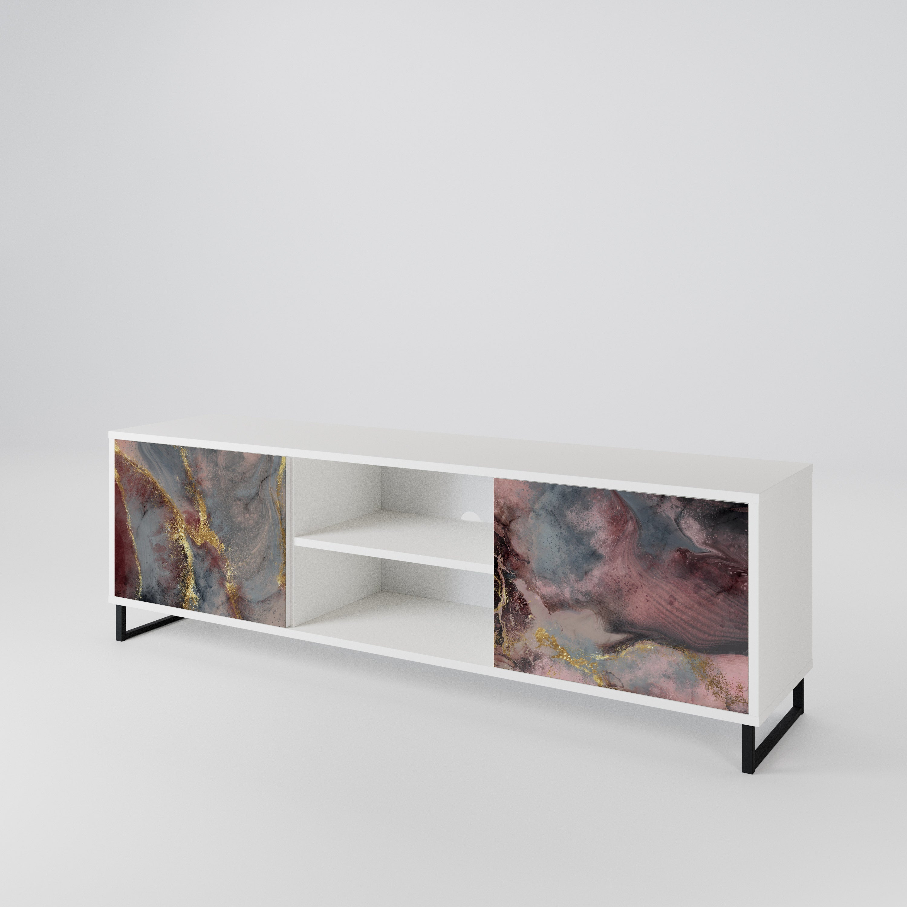 GOLDEN TIDES 2-Door TV Cabinet