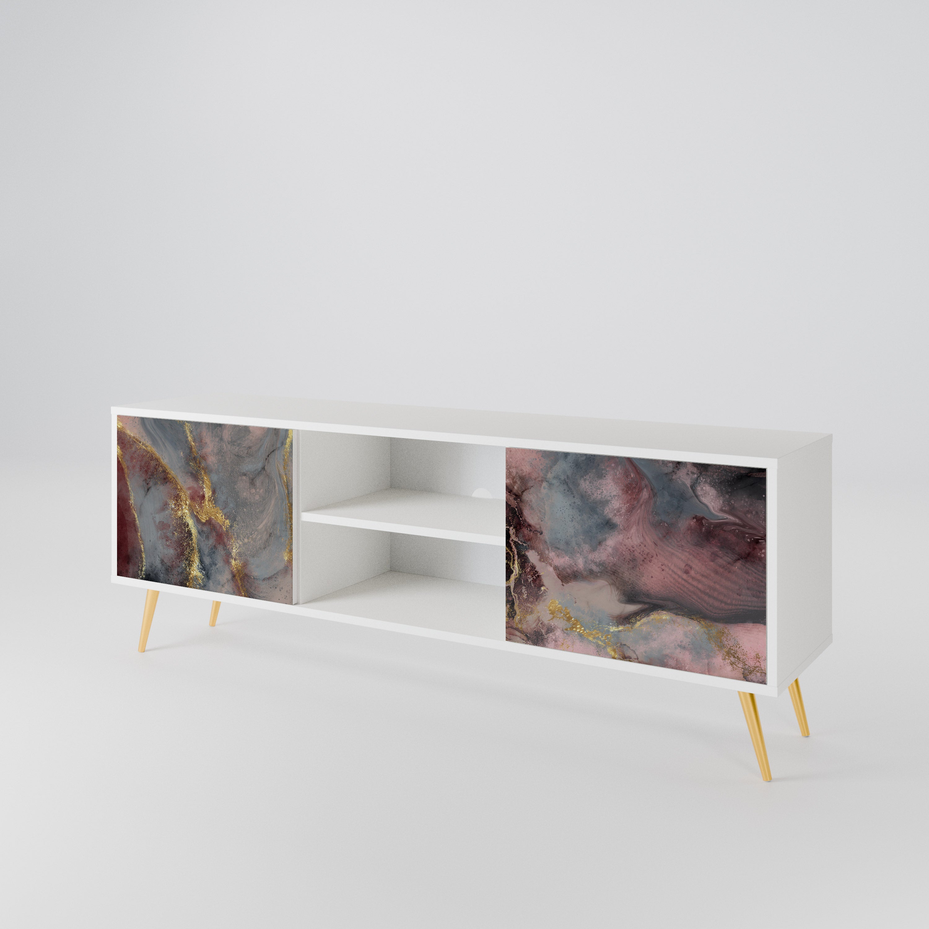 GOLDEN TIDES 2-Door TV Cabinet