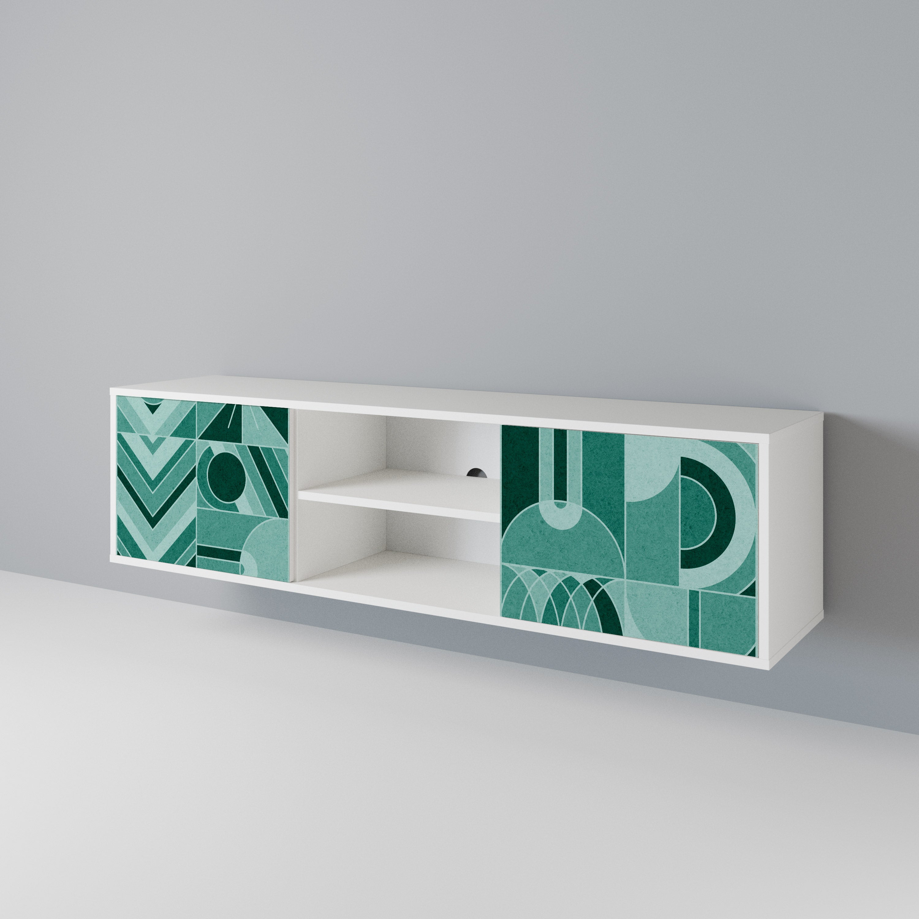 HARMONIC GRID 2-Door TV Cabinet