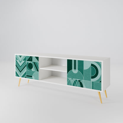 HARMONIC GRID TV-bänk med två dörrar
