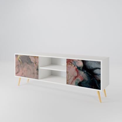 GILDED SWIRLS 2-Door TV Cabinet