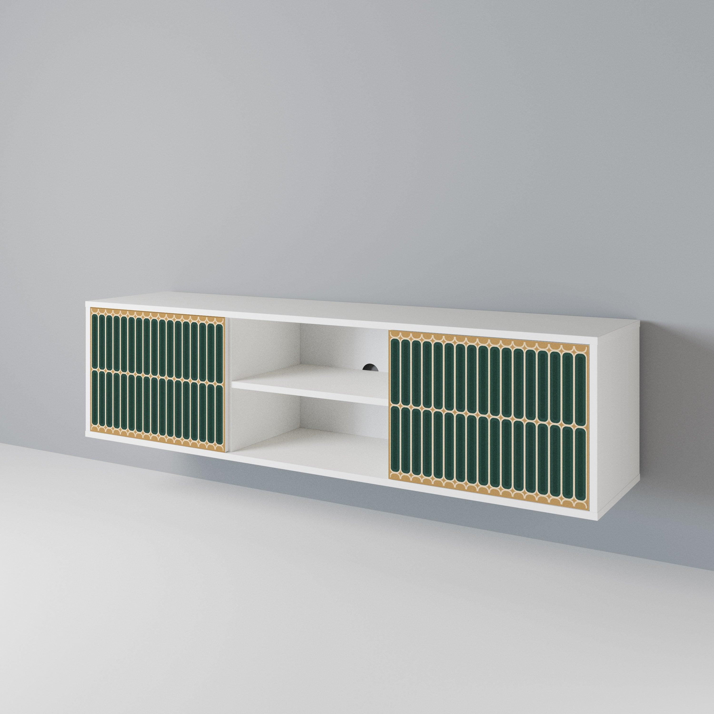 ILUSION GATE 2-Door TV Cabinet