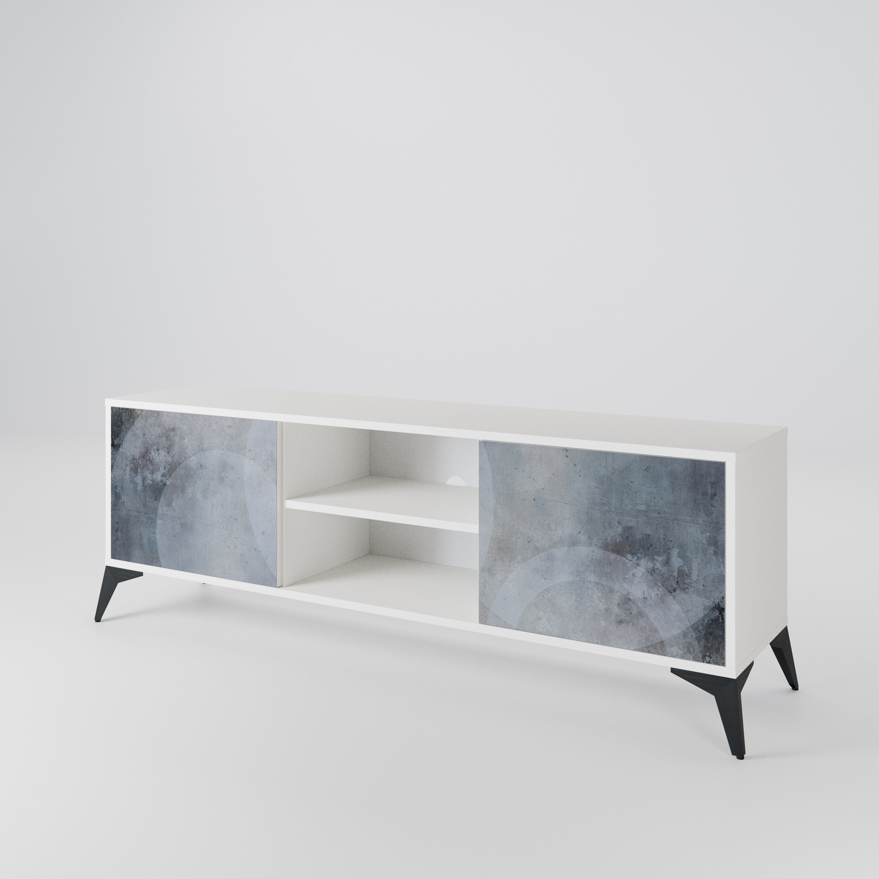 MUTED ARC 2-Door TV Cabinet
