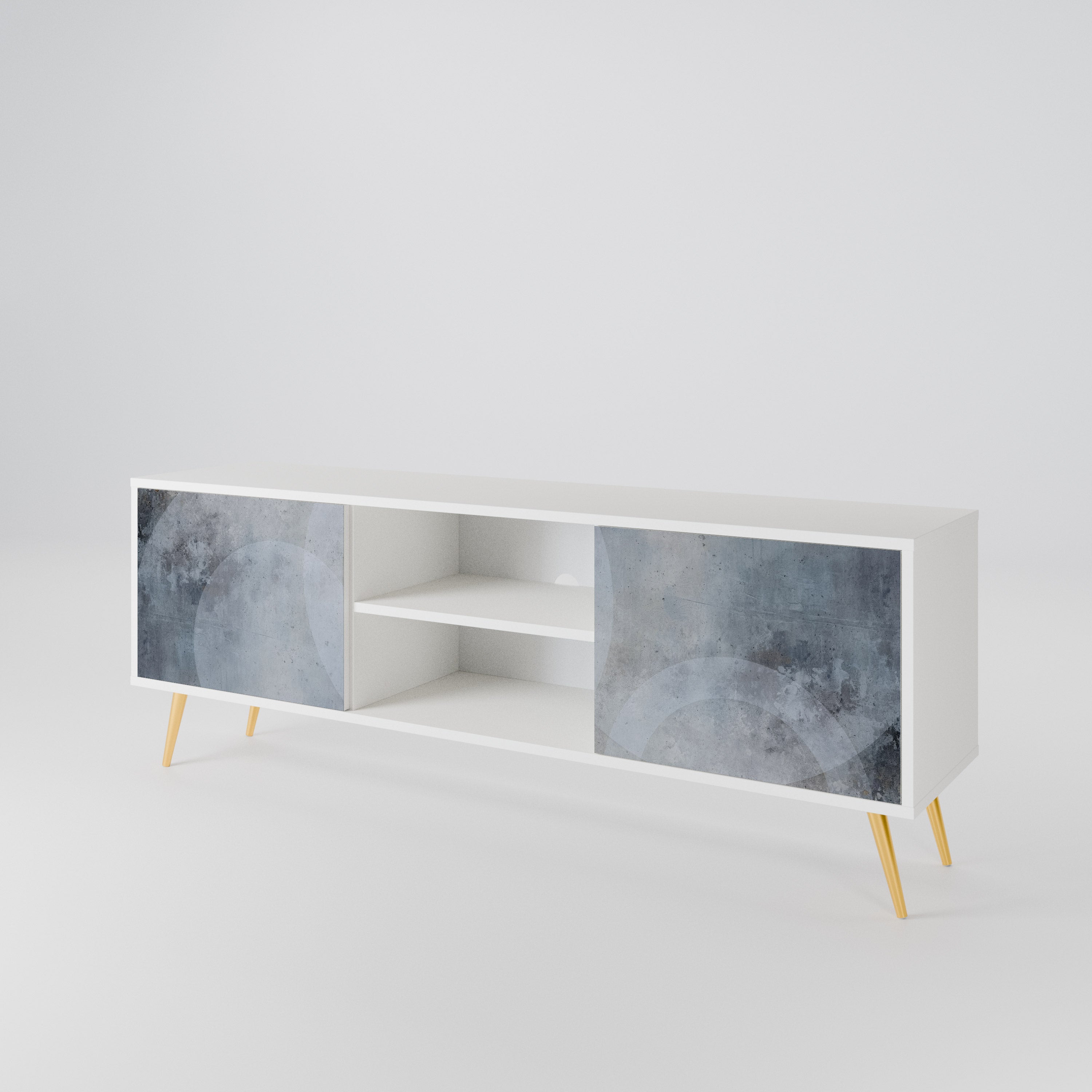 MUTED ARC 2-Door TV Cabinet
