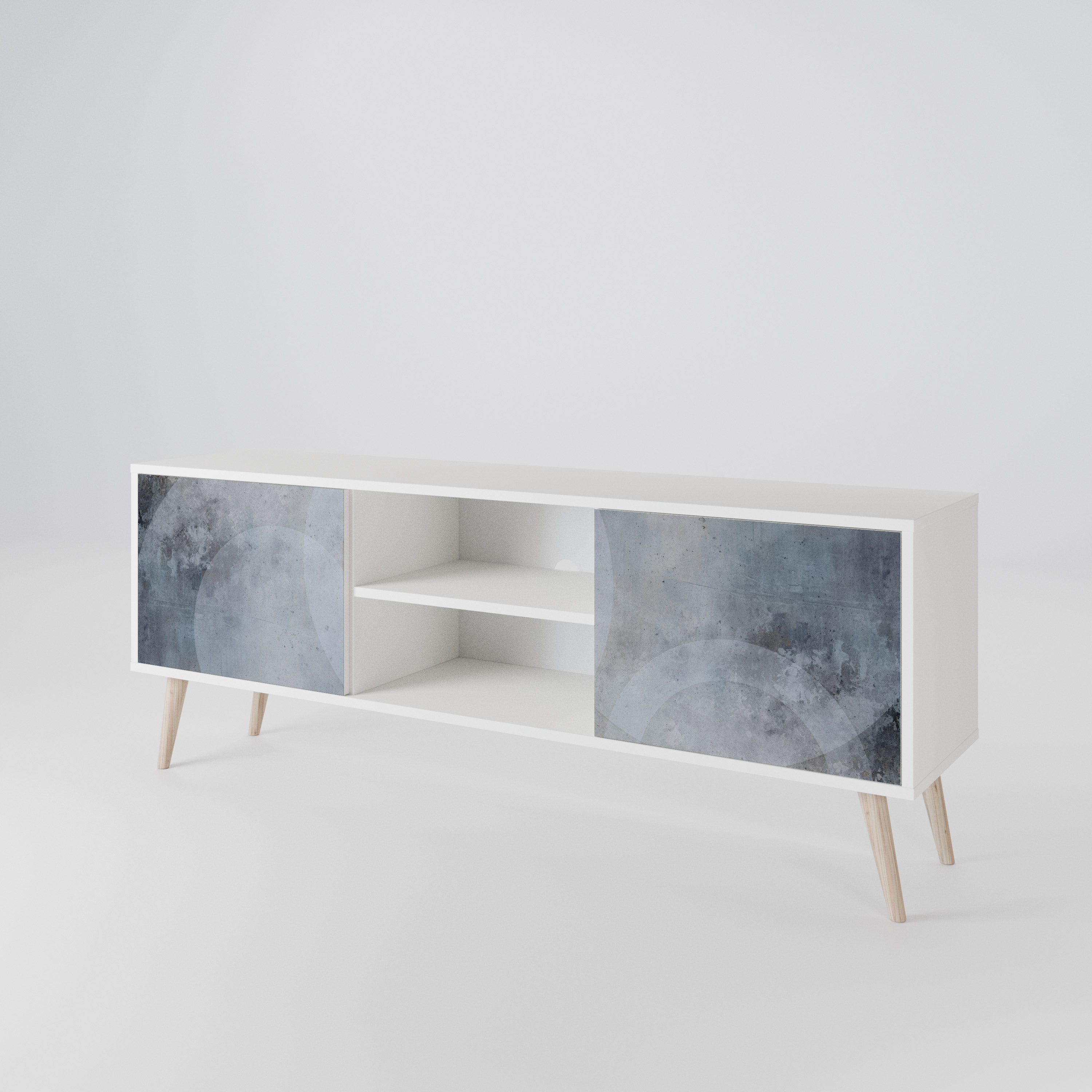 MUTED ARC 2-Door TV Cabinet