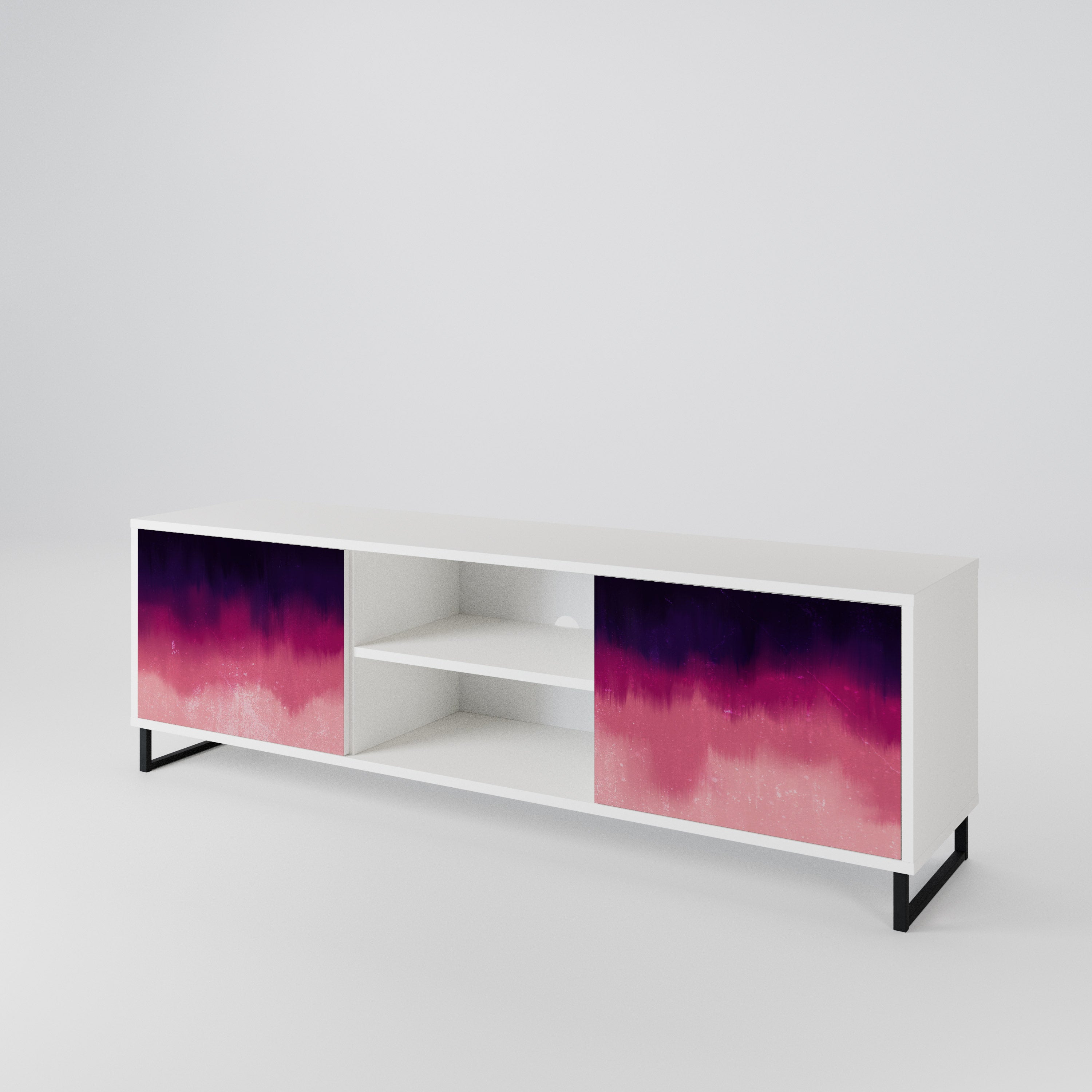 AURORA BOREALIS 2-Door TV Cabinet