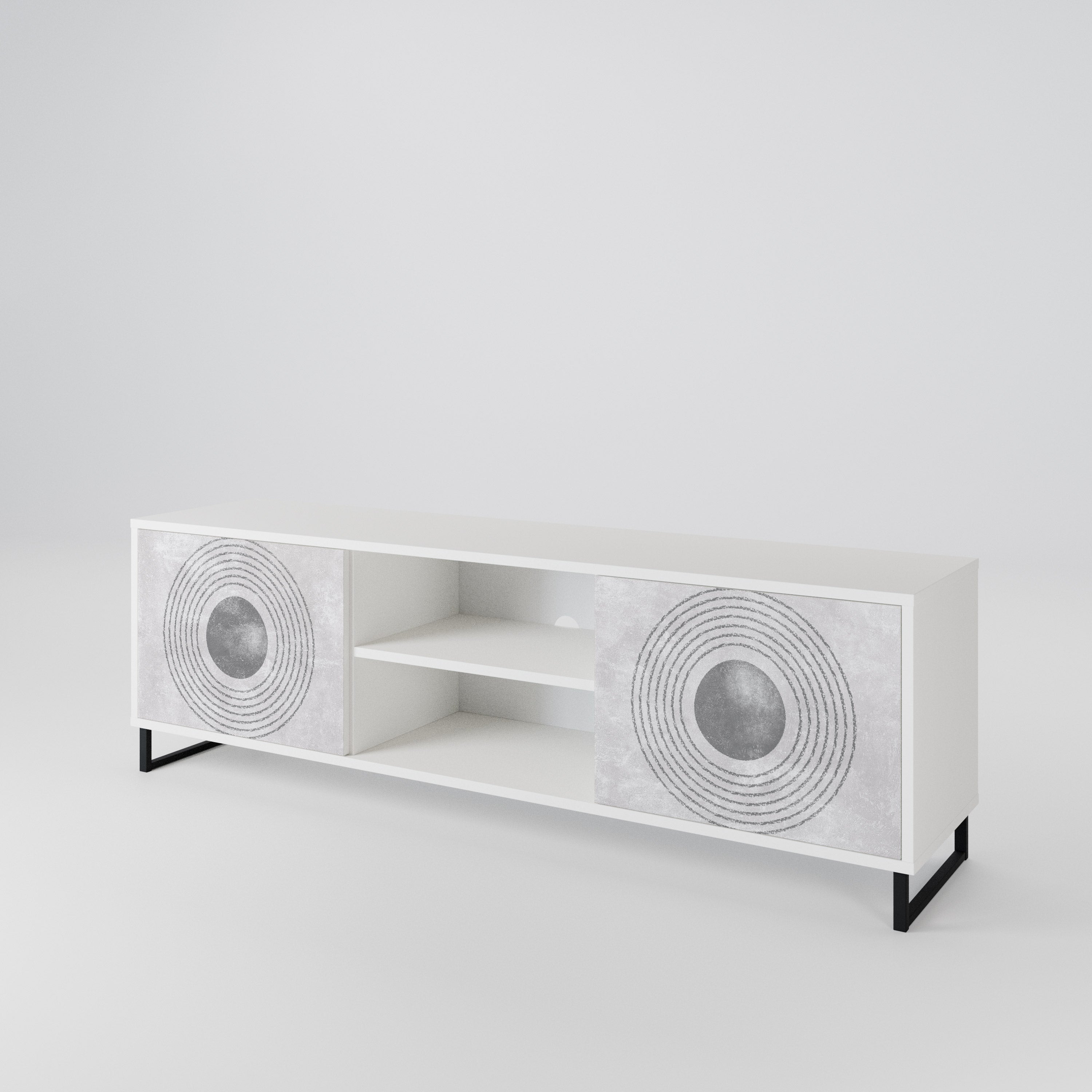 SOLID CIRCLES 2-Door TV Cabinet