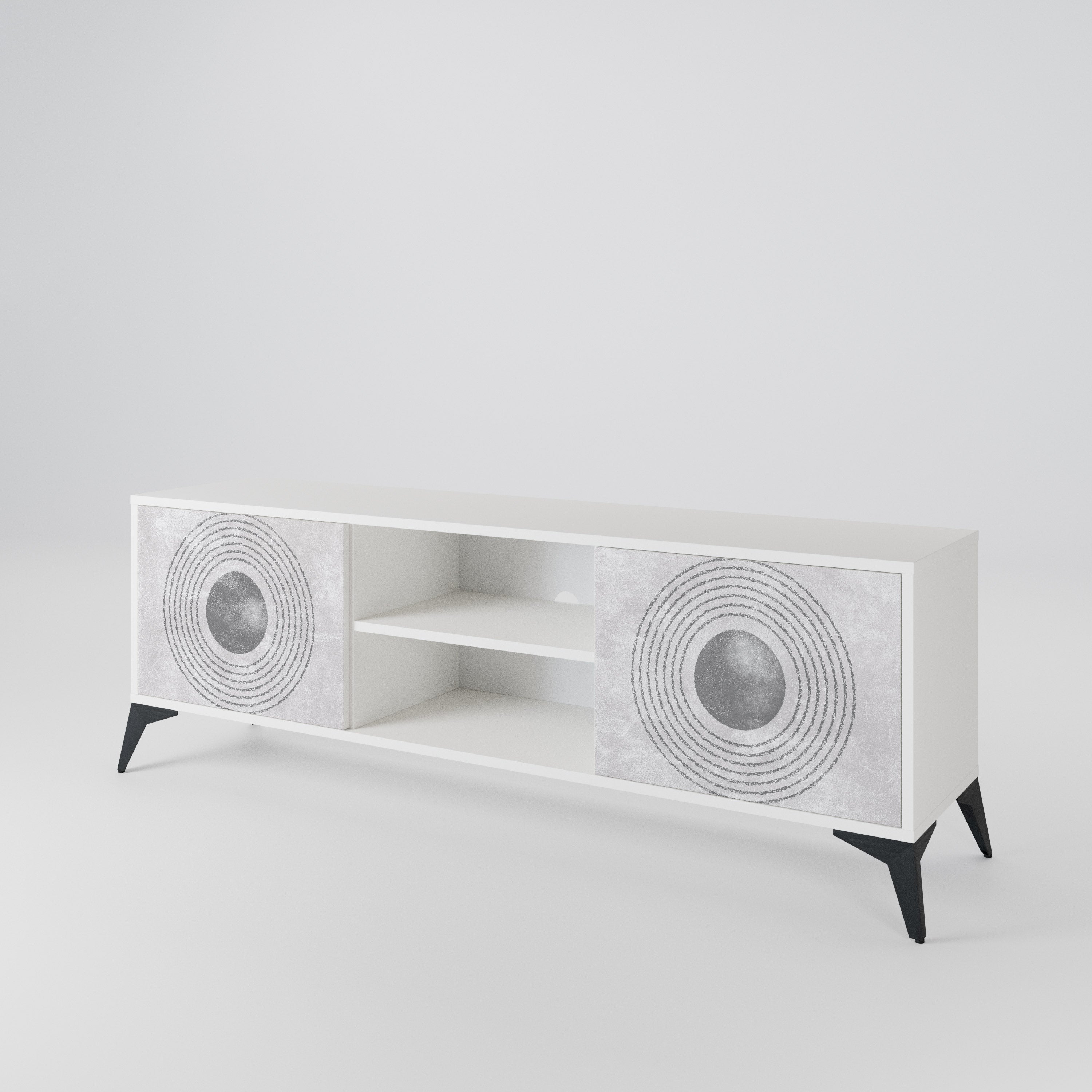 SOLID CIRCLES 2-Door TV Cabinet