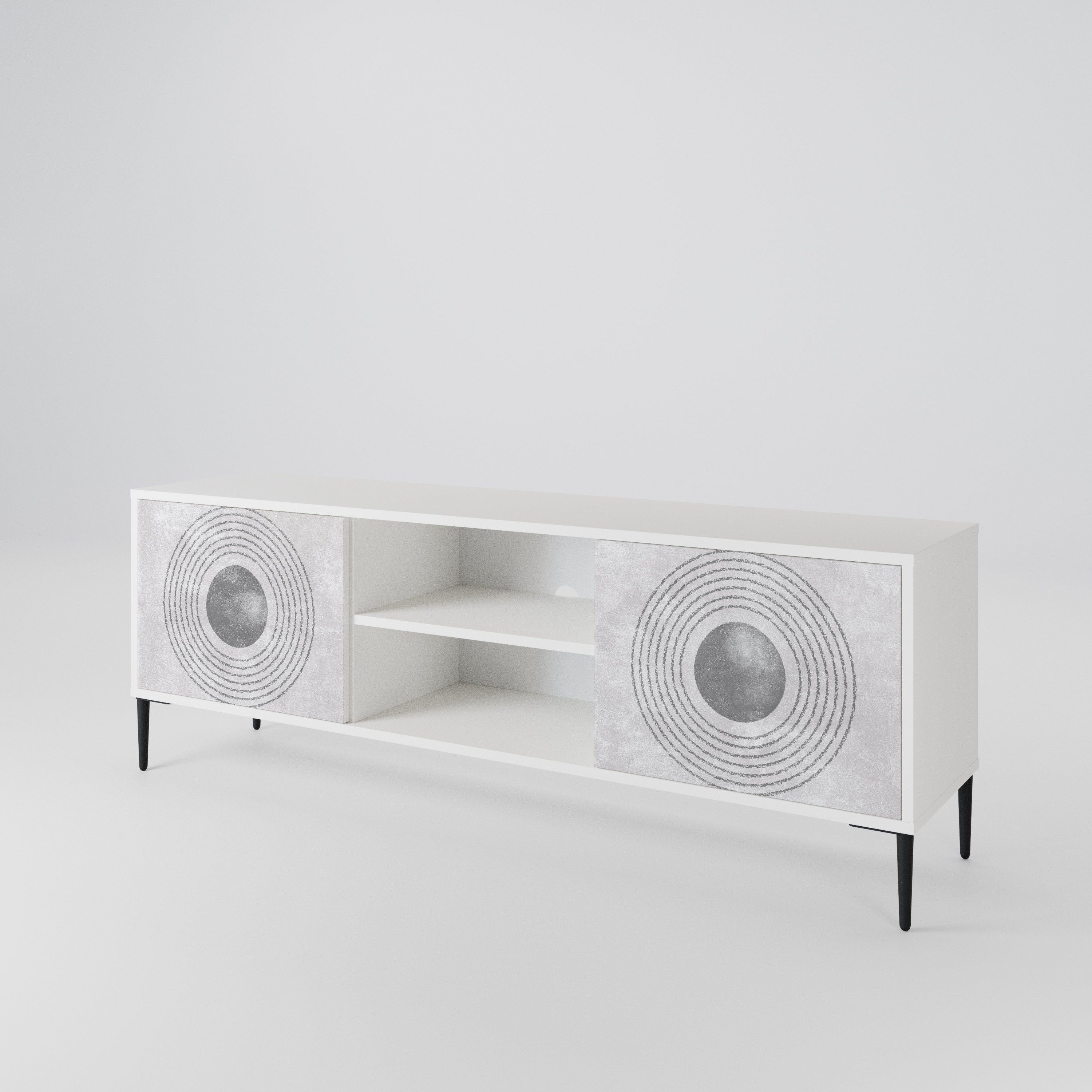SOLID CIRCLES 2-Door TV Cabinet