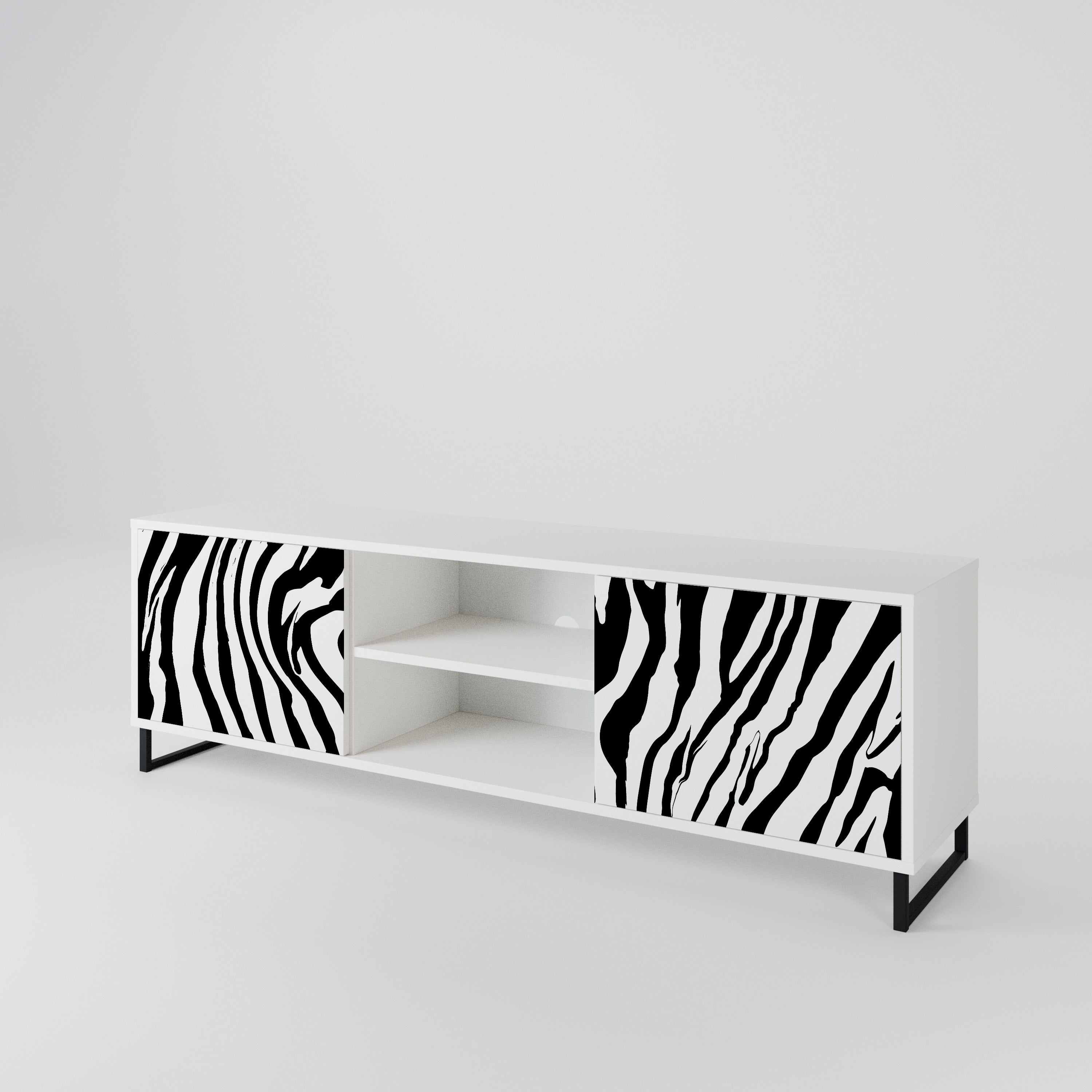 SPLENDID ZEBRA 2-Door TV Cabinet