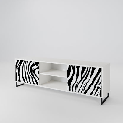 SPLENDID ZEBRA TV-bänk med två dörrar