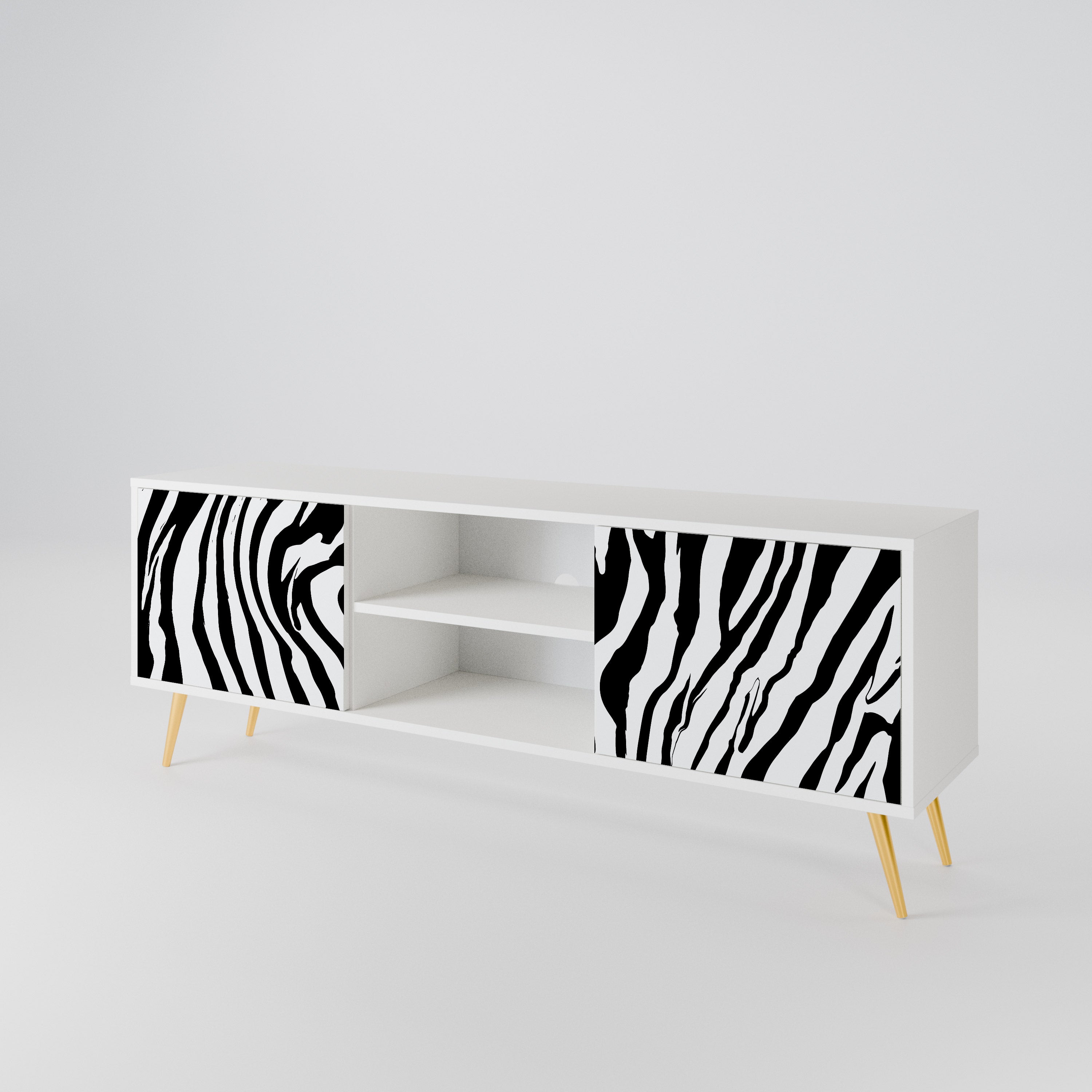 SPLENDID ZEBRA 2-Door TV Cabinet