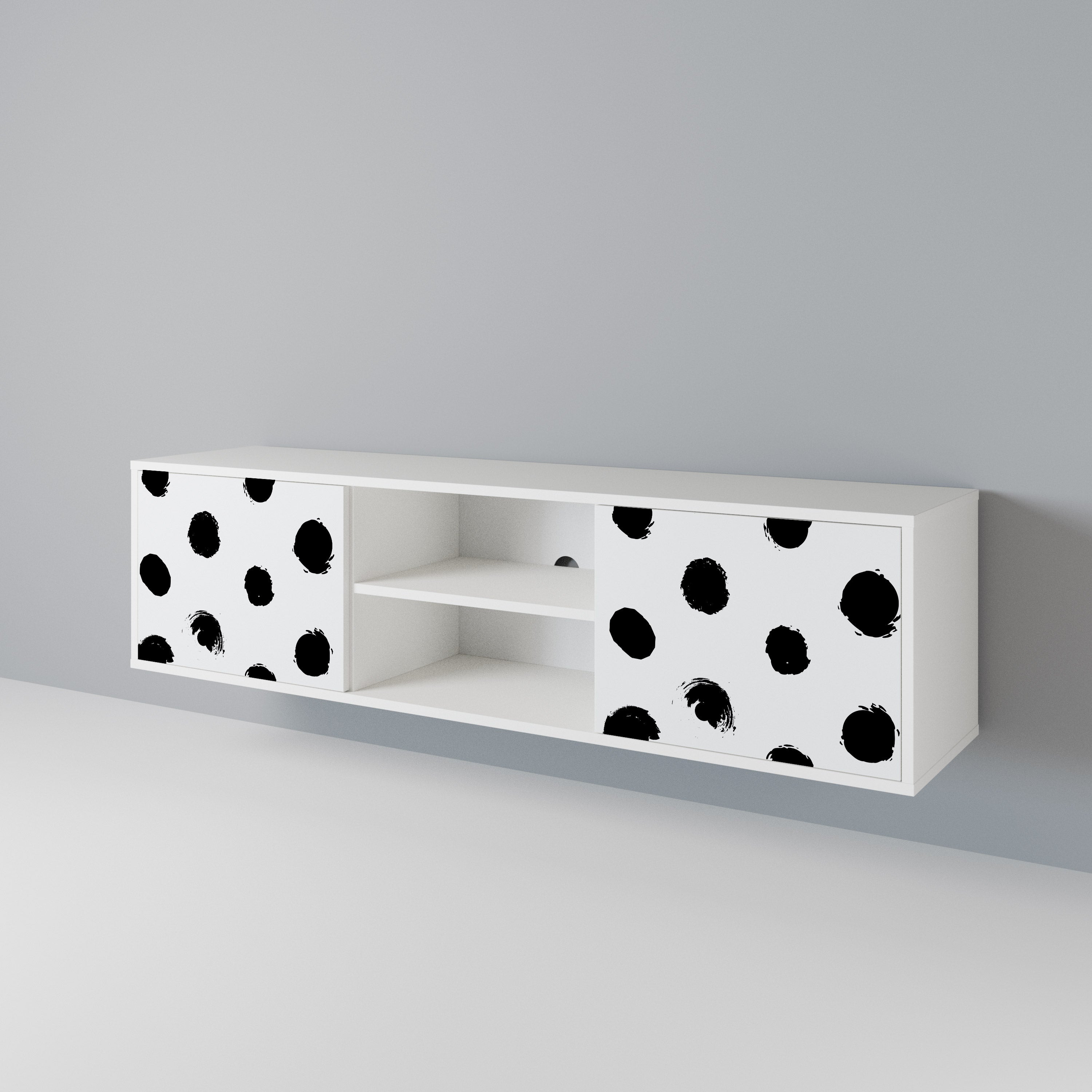 SLIPPING MINUTES 2-Door TV Cabinet