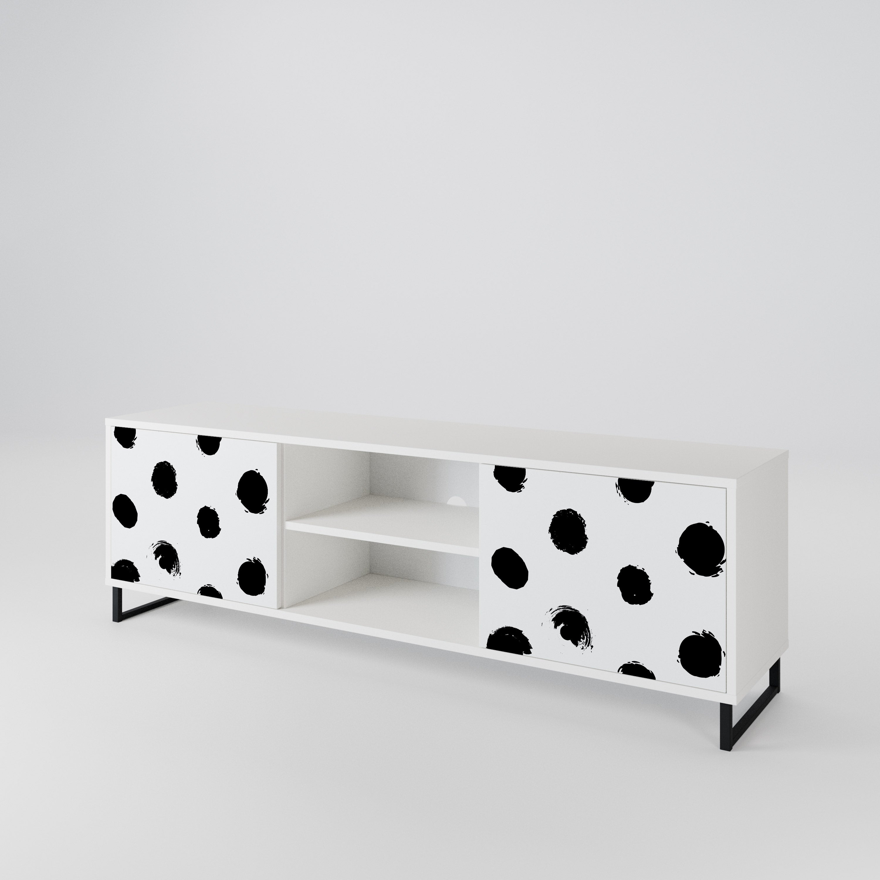 SLIPPING MINUTES 2-Door TV Cabinet